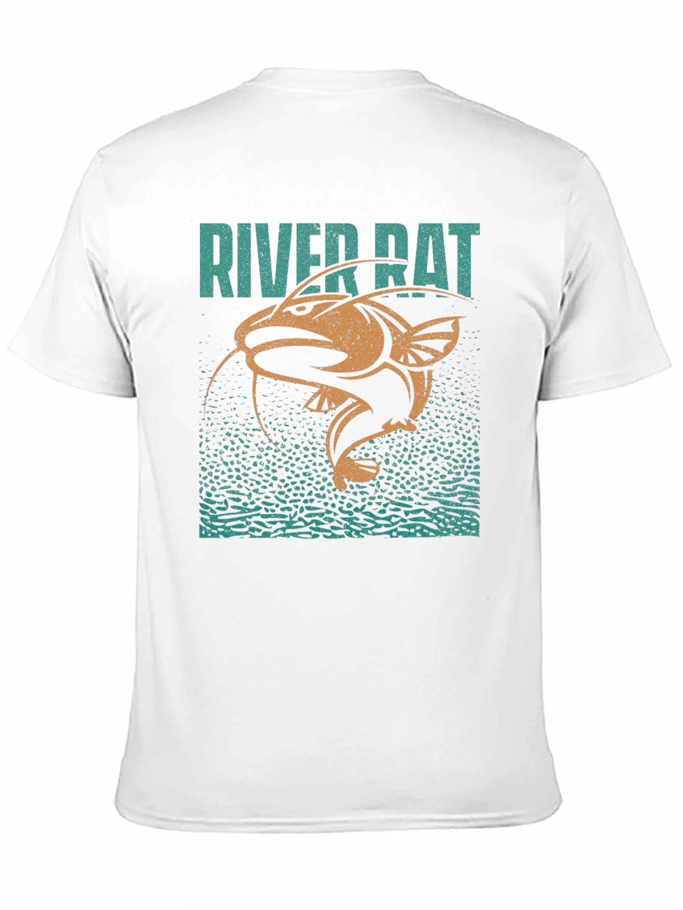 River Rat Graphic T-Shirt - Fishing Humor Tee