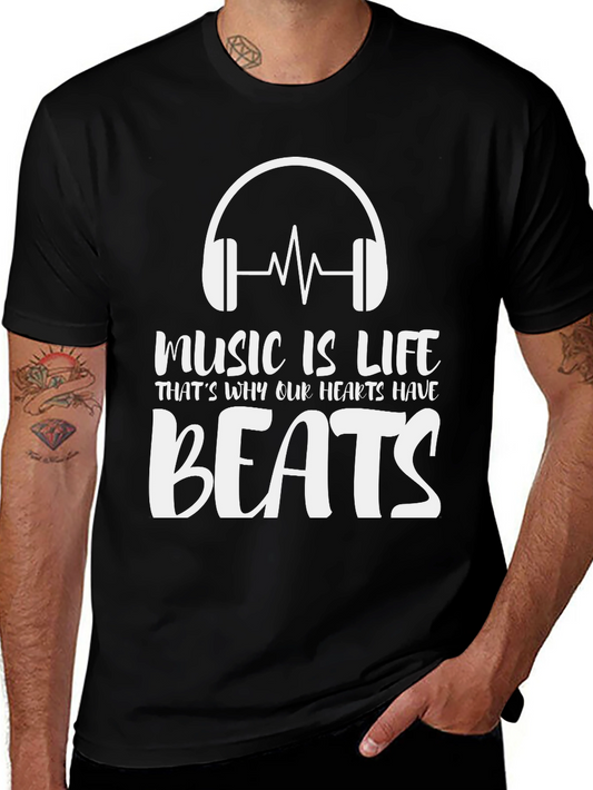 Music is Life Graphic Tee