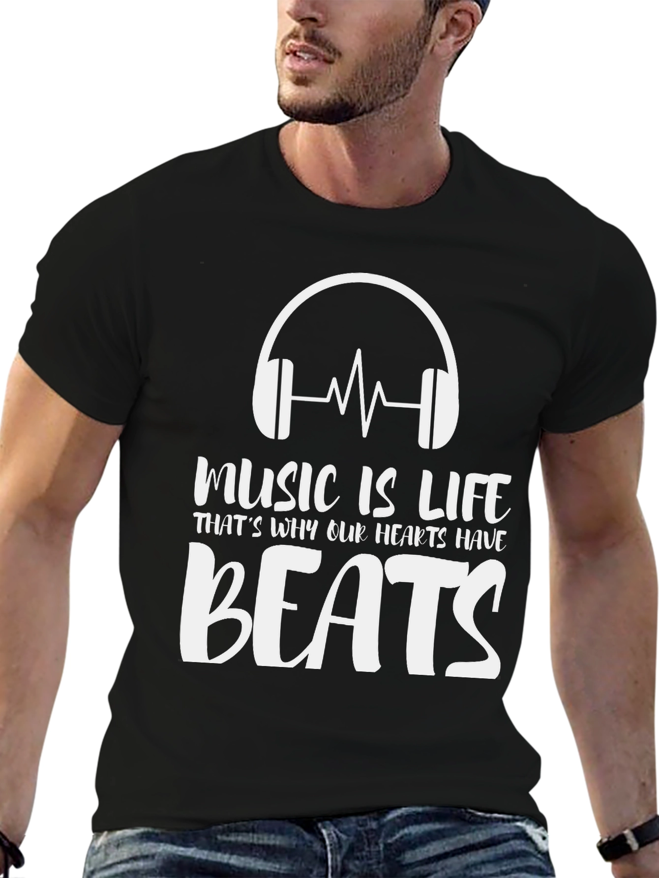 Music is Life Graphic Tee