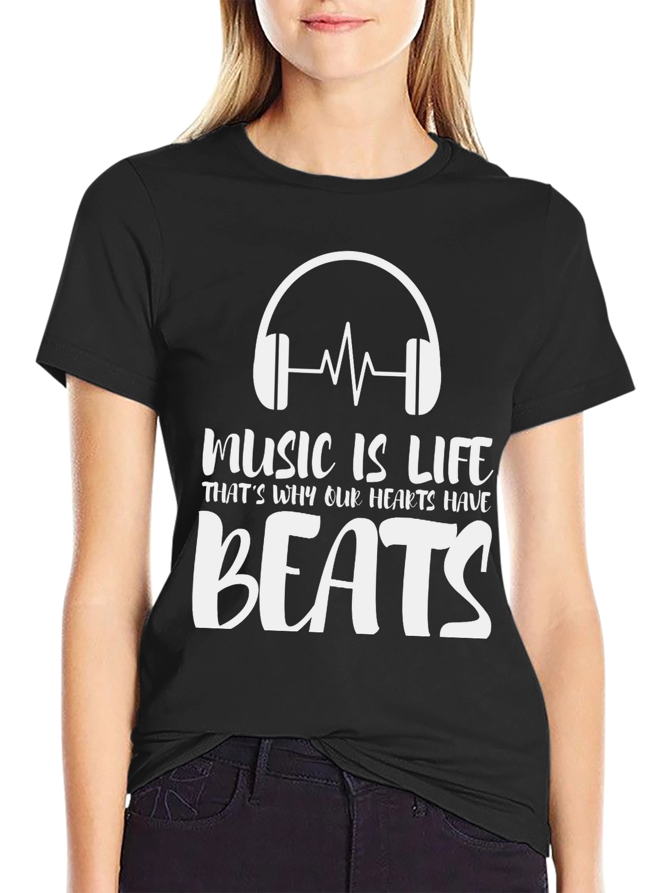 Music is Life Graphic Tee