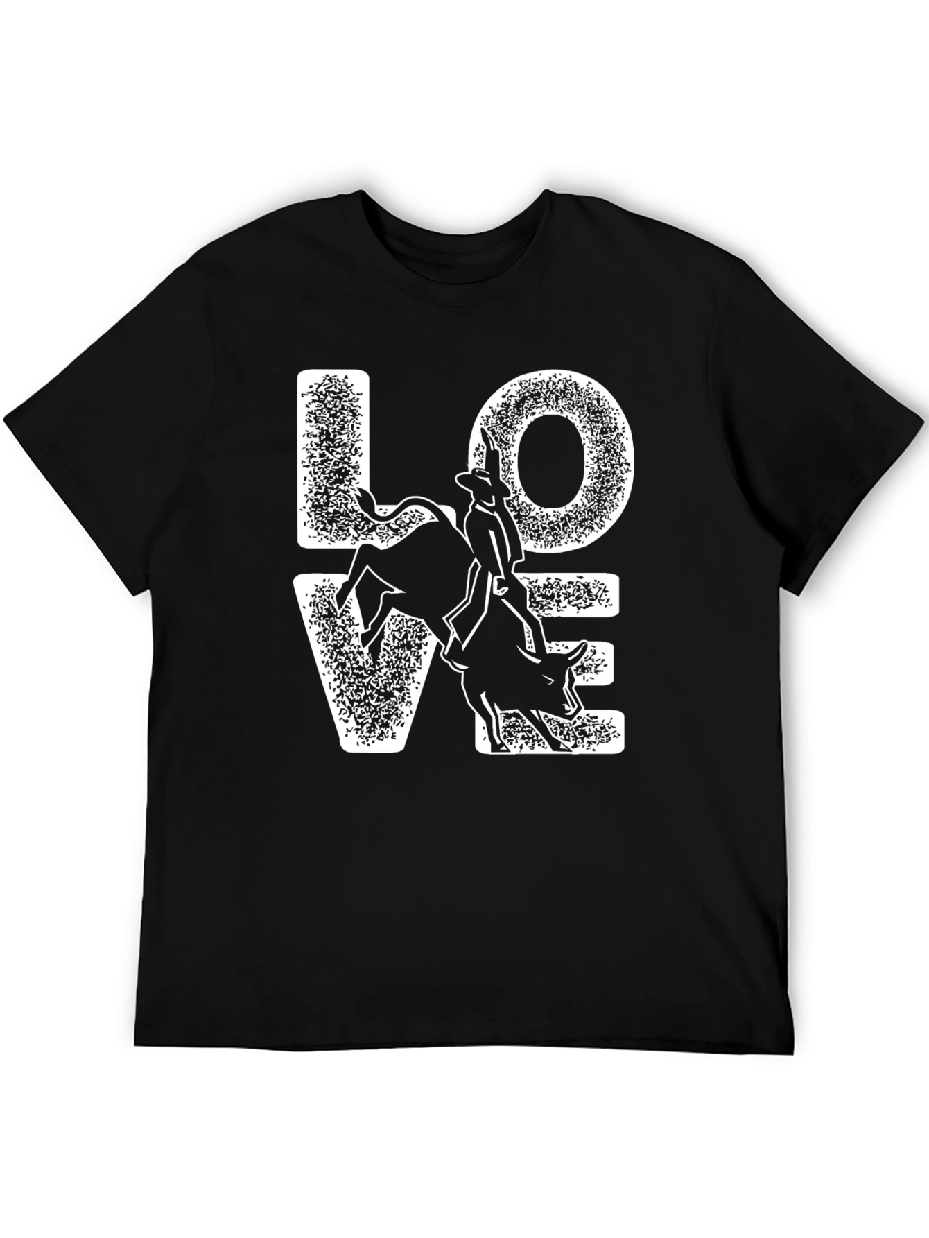 Love Rodeo Bull Riding Graphic Tee