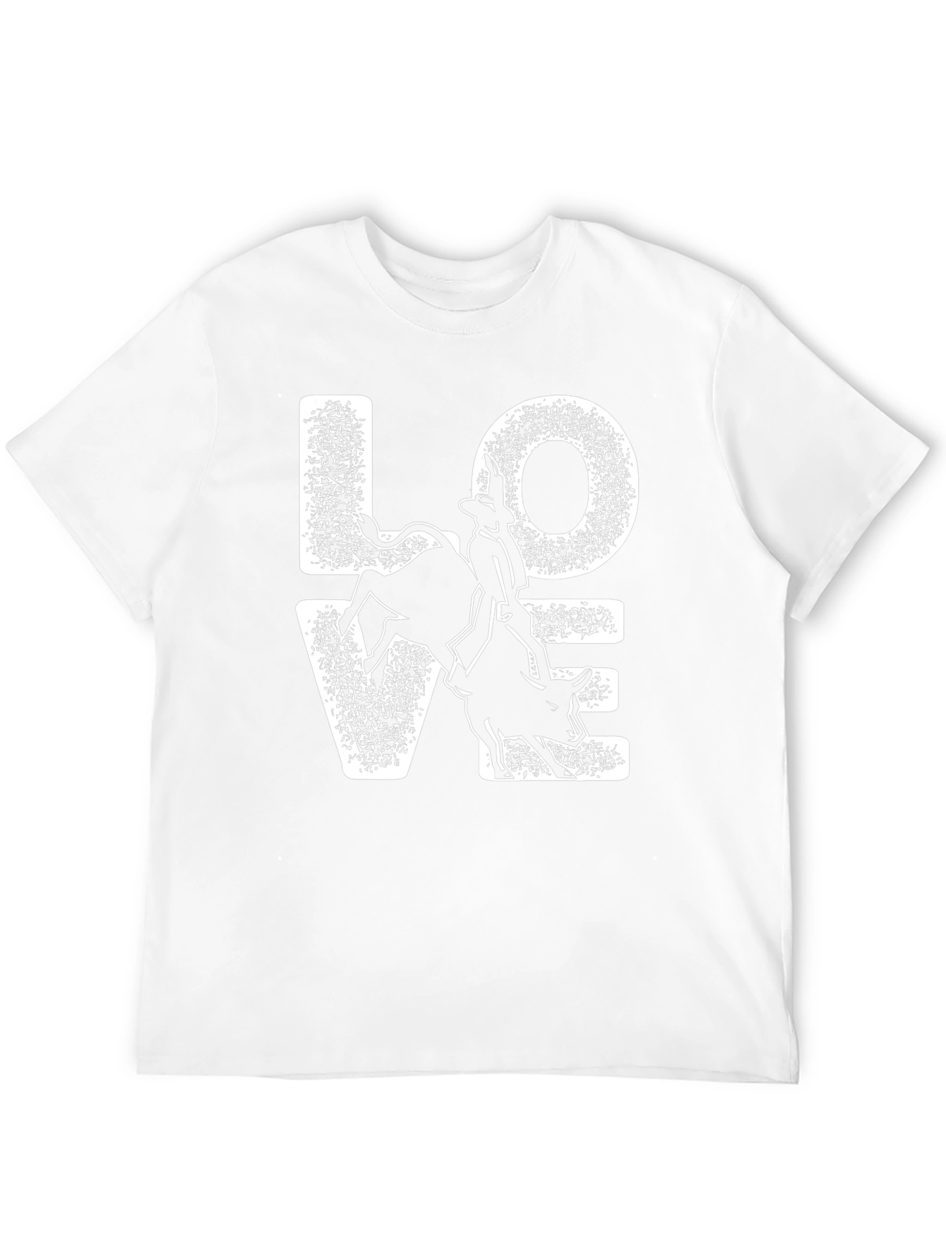Love Rodeo Bull Riding Graphic Tee
