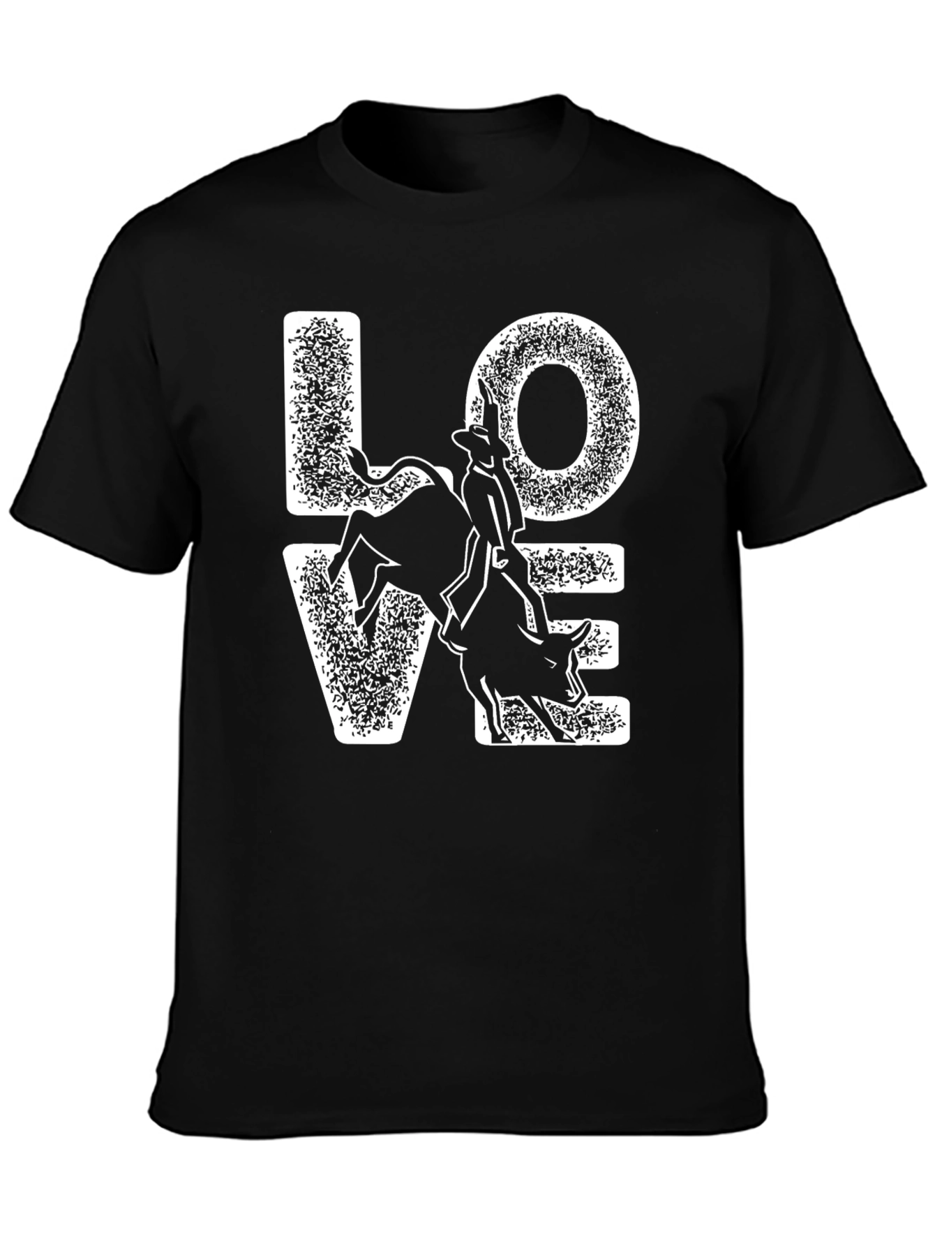 Love Rodeo Bull Riding Graphic Tee