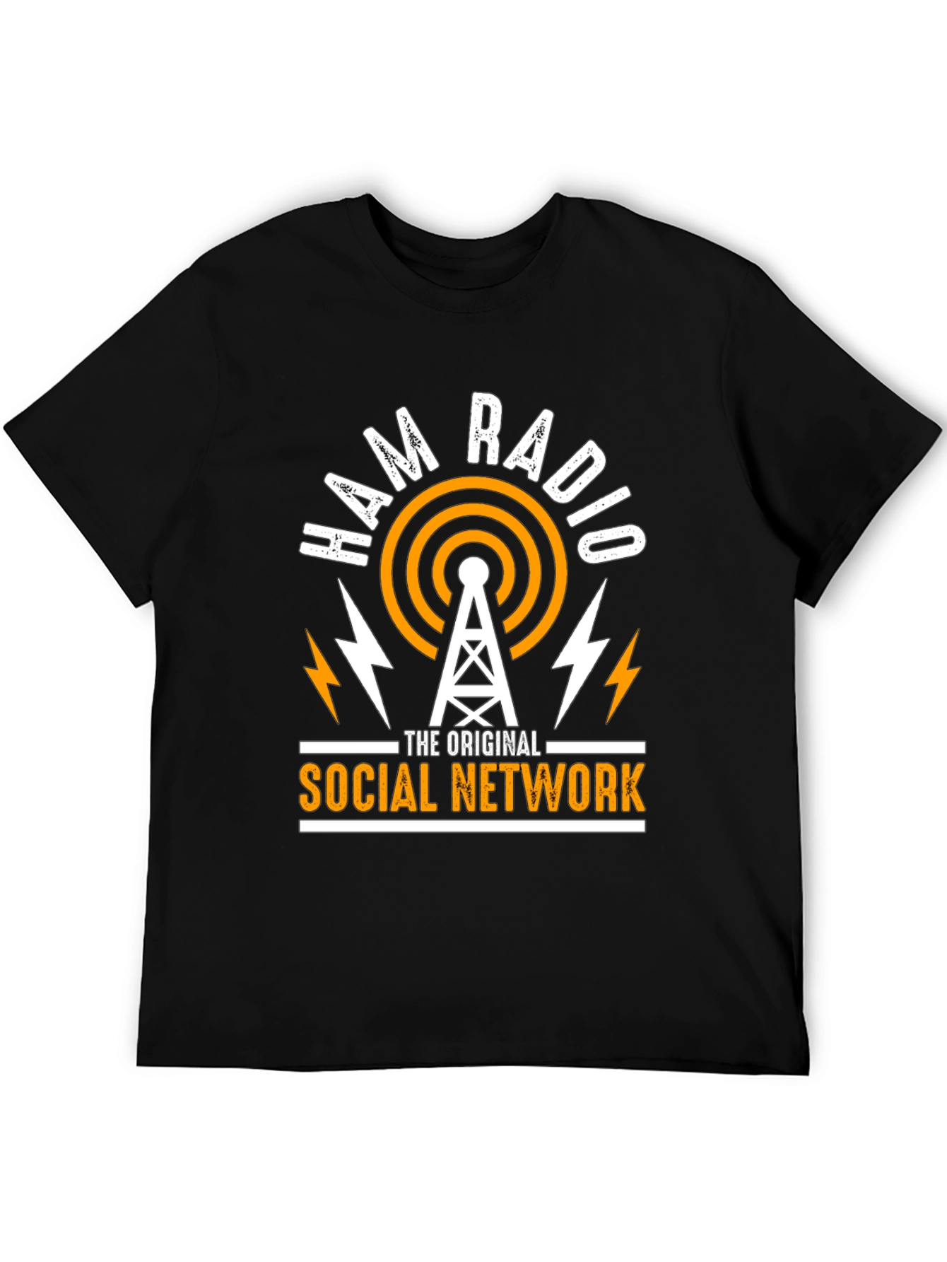 Ham Radio Original Social Network Graphic T-Shirt