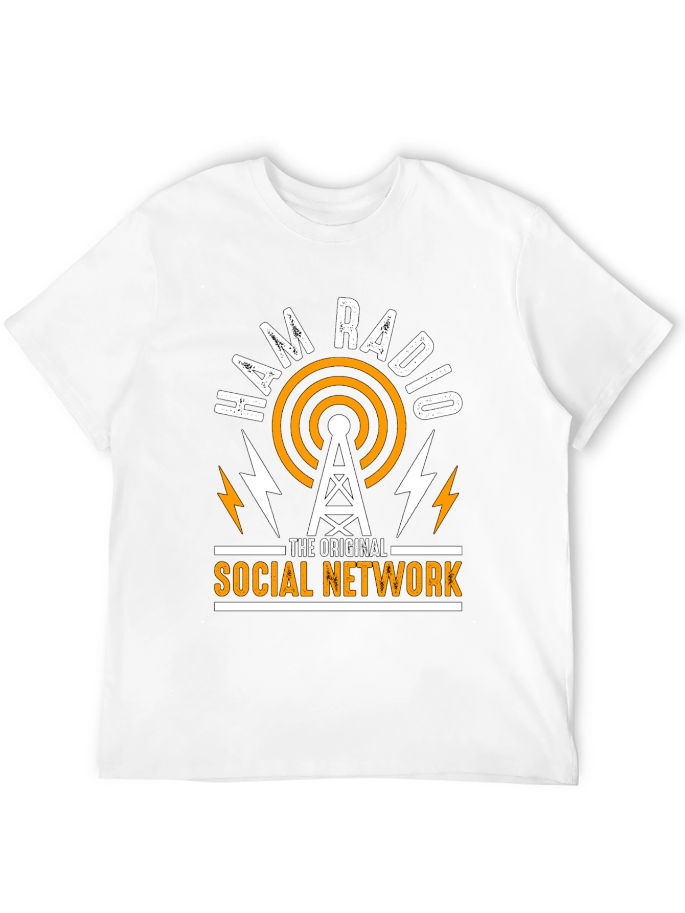 Ham Radio Original Social Network Graphic T-Shirt