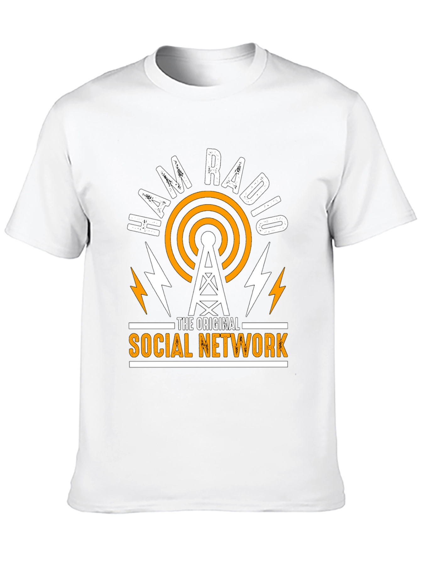 Ham Radio Original Social Network Graphic T-Shirt