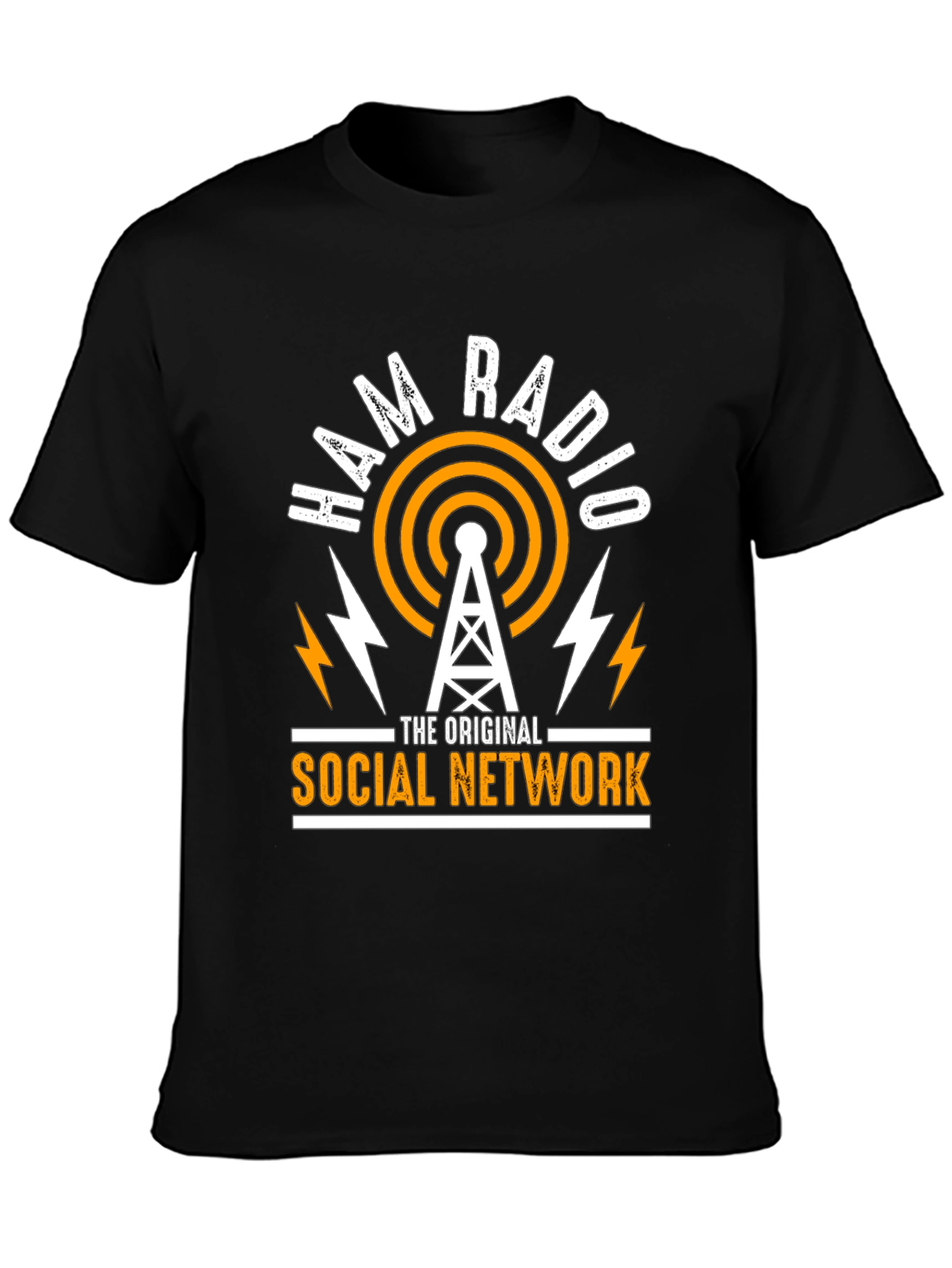 Ham Radio Original Social Network Graphic T-Shirt