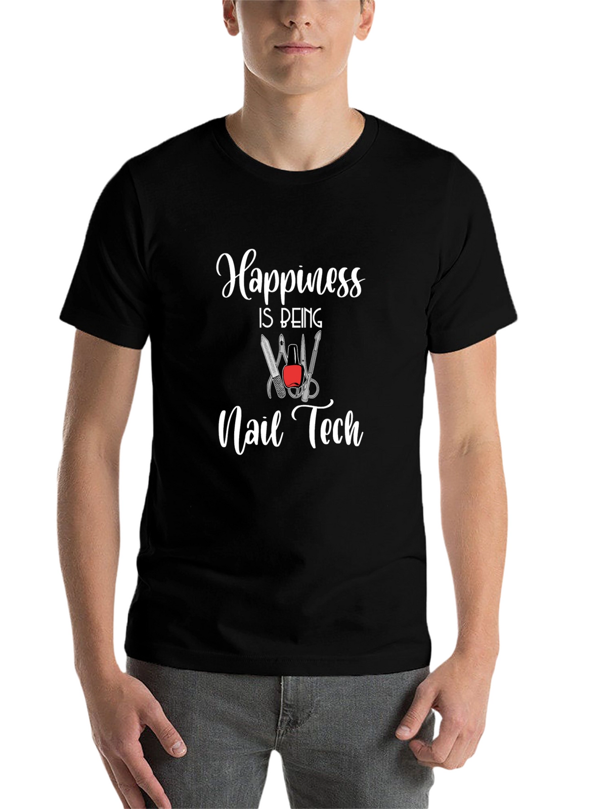 Happiness Is Being Nail Tech T-Shirt