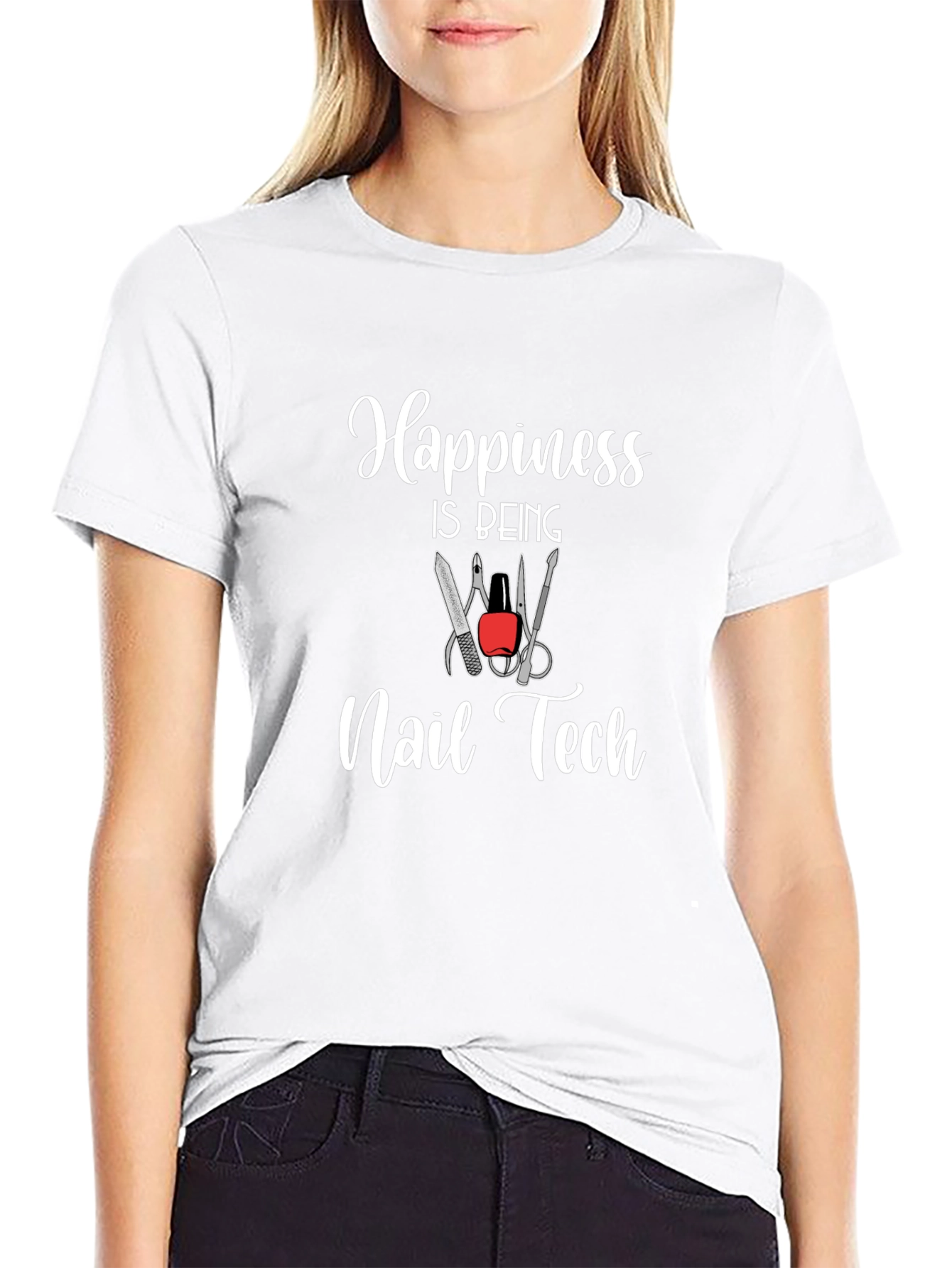 Happiness Is Being Nail Tech T-Shirt