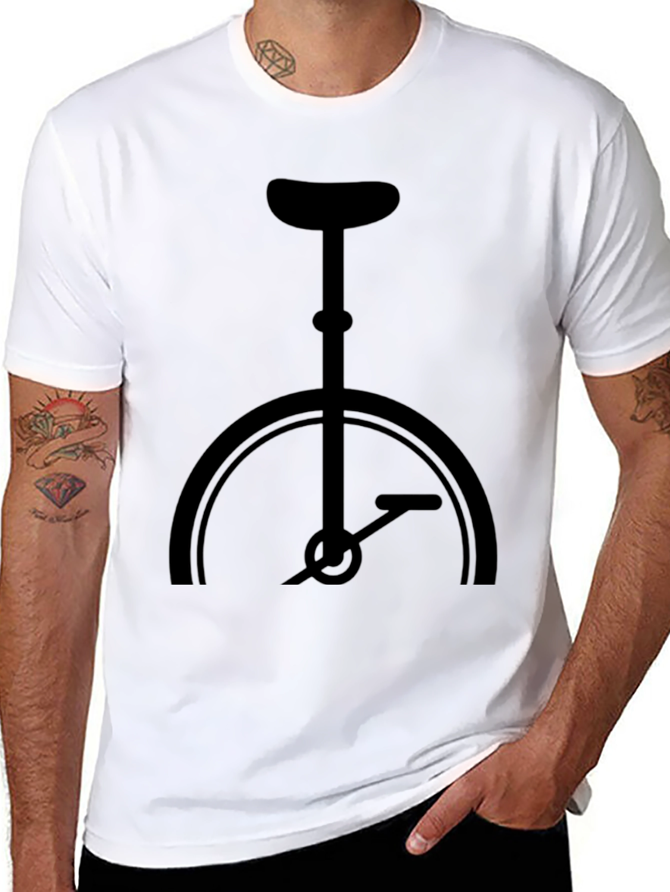 Unicycle Graphic Tee - Ride in Style