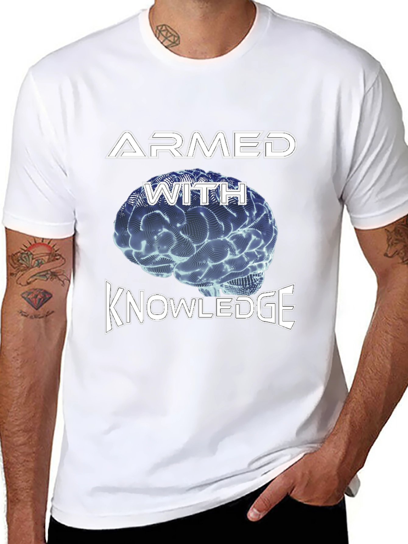 Armed With Knowledge Graphic Tee