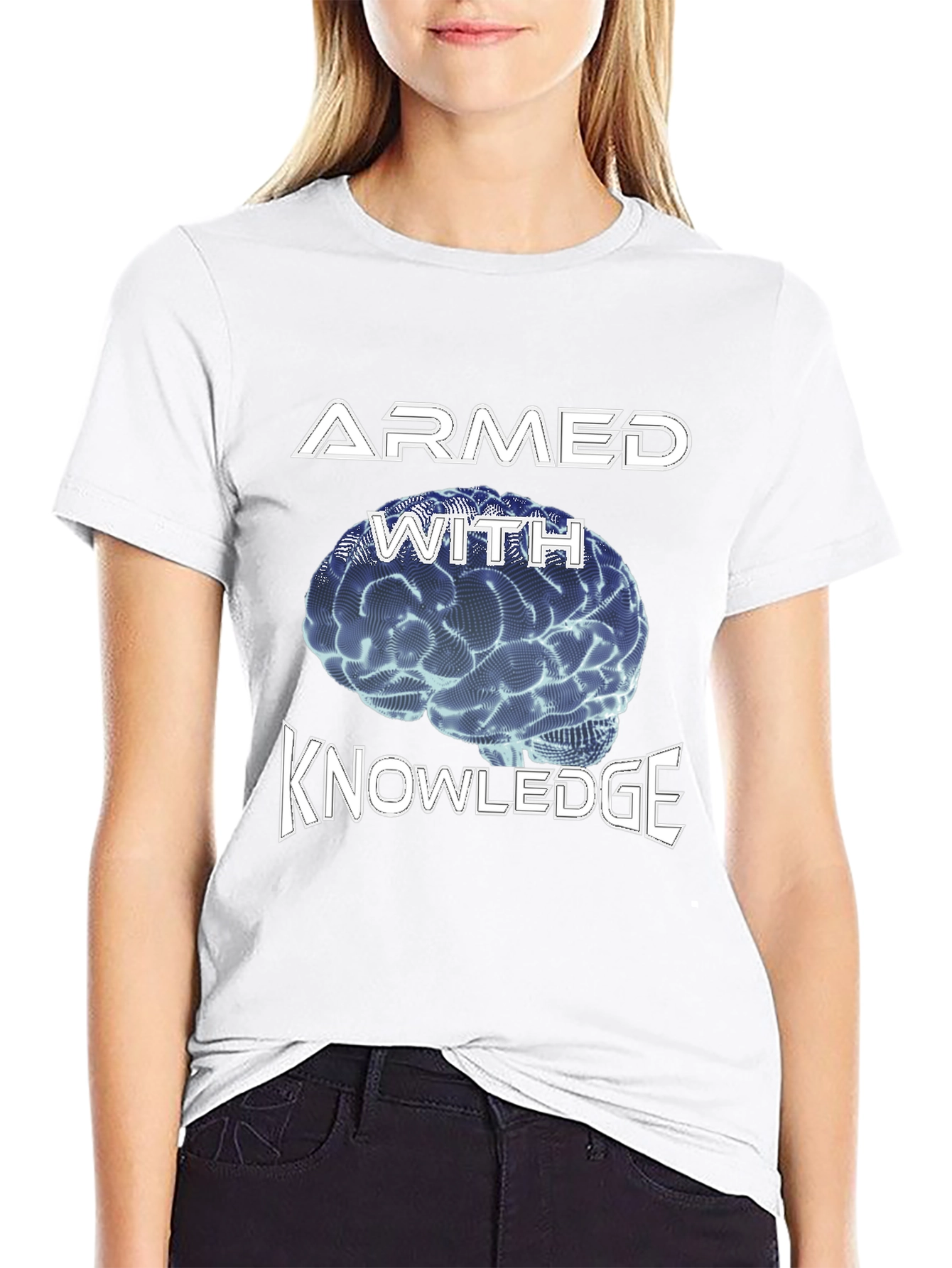 Armed With Knowledge Graphic Tee