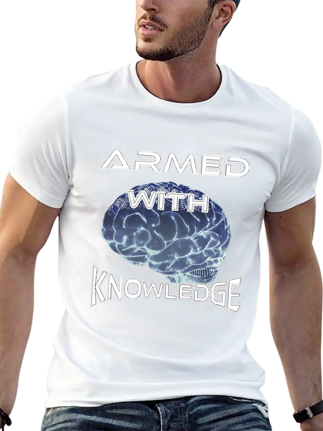 Armed With Knowledge Graphic Tee