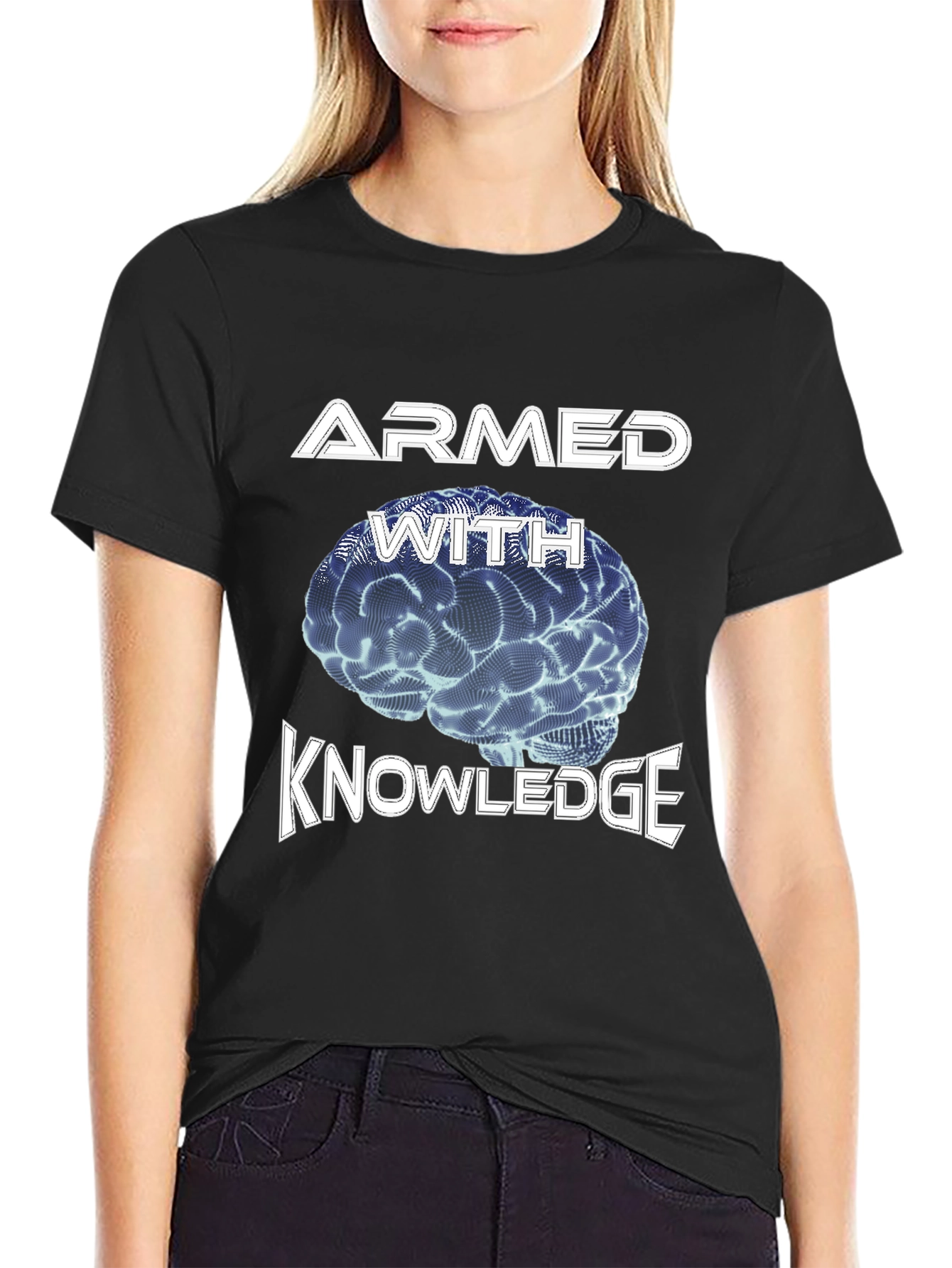 Armed With Knowledge Graphic Tee