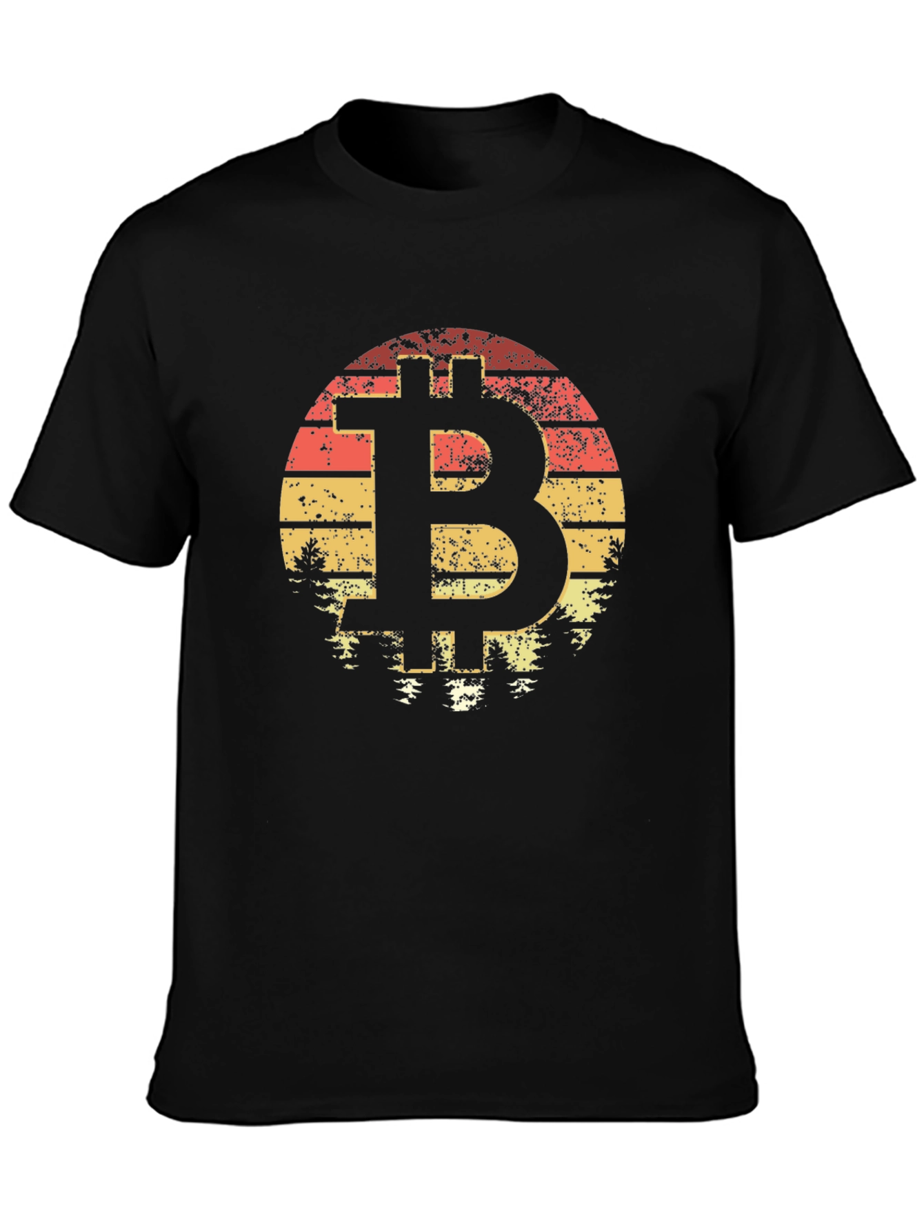 Bitcoin Sunset T-Shirt - Crypto Tee