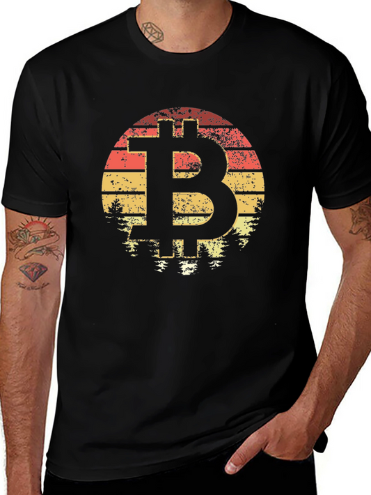 Bitcoin Sunset T-Shirt - Crypto Tee
