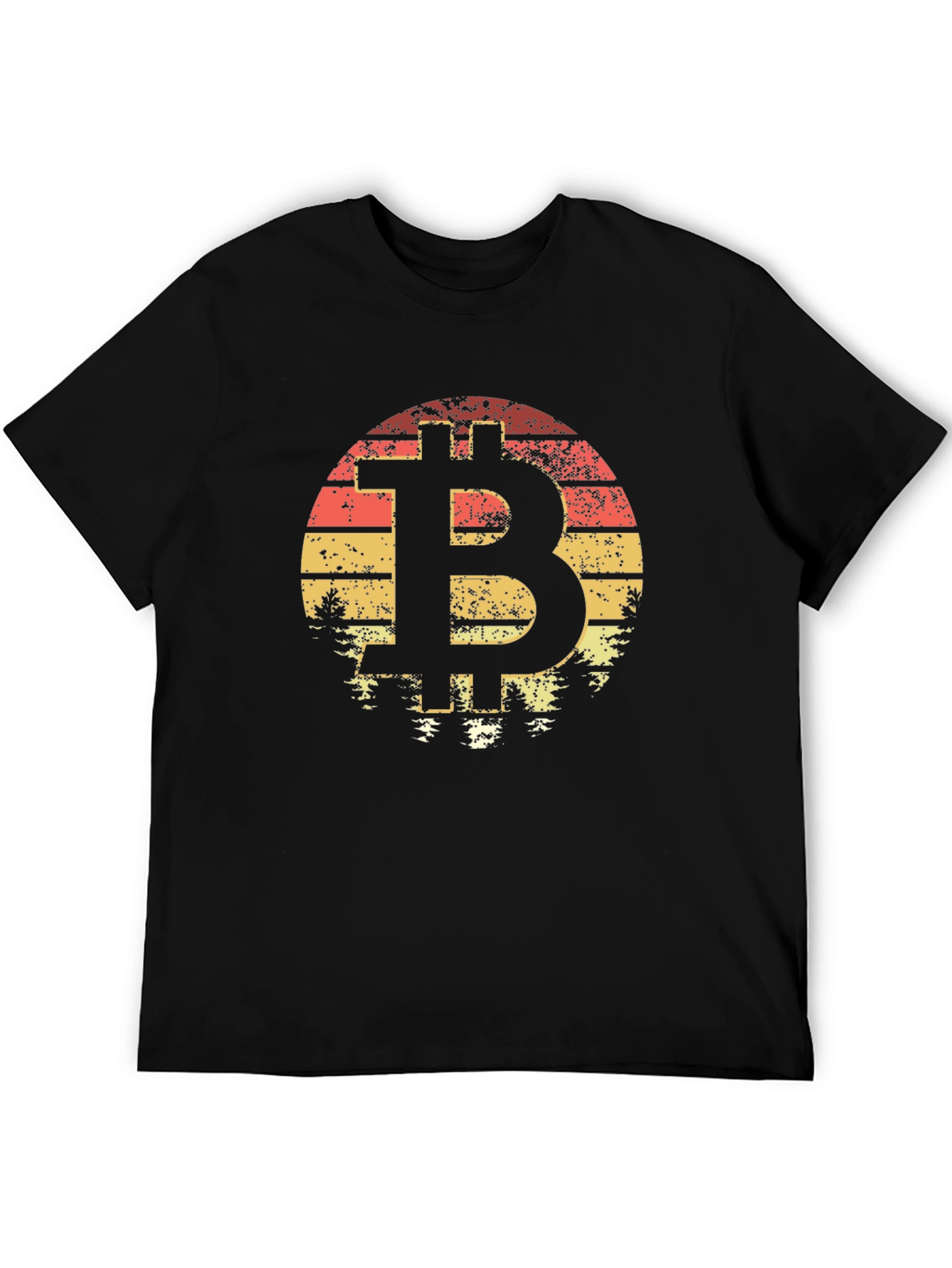 Bitcoin Sunset T-Shirt - Crypto Tee
