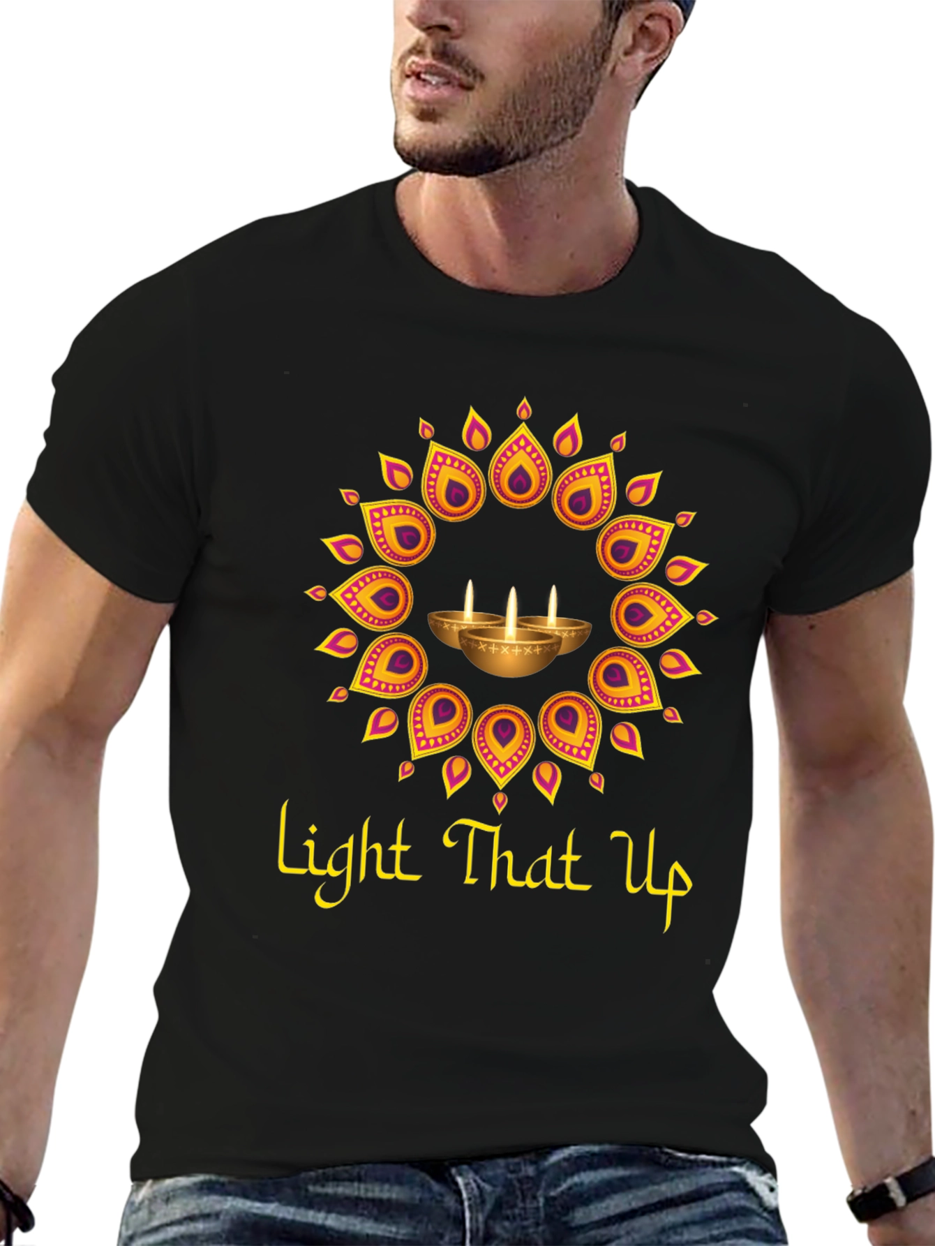 Light That Up Diwali T-Shirt