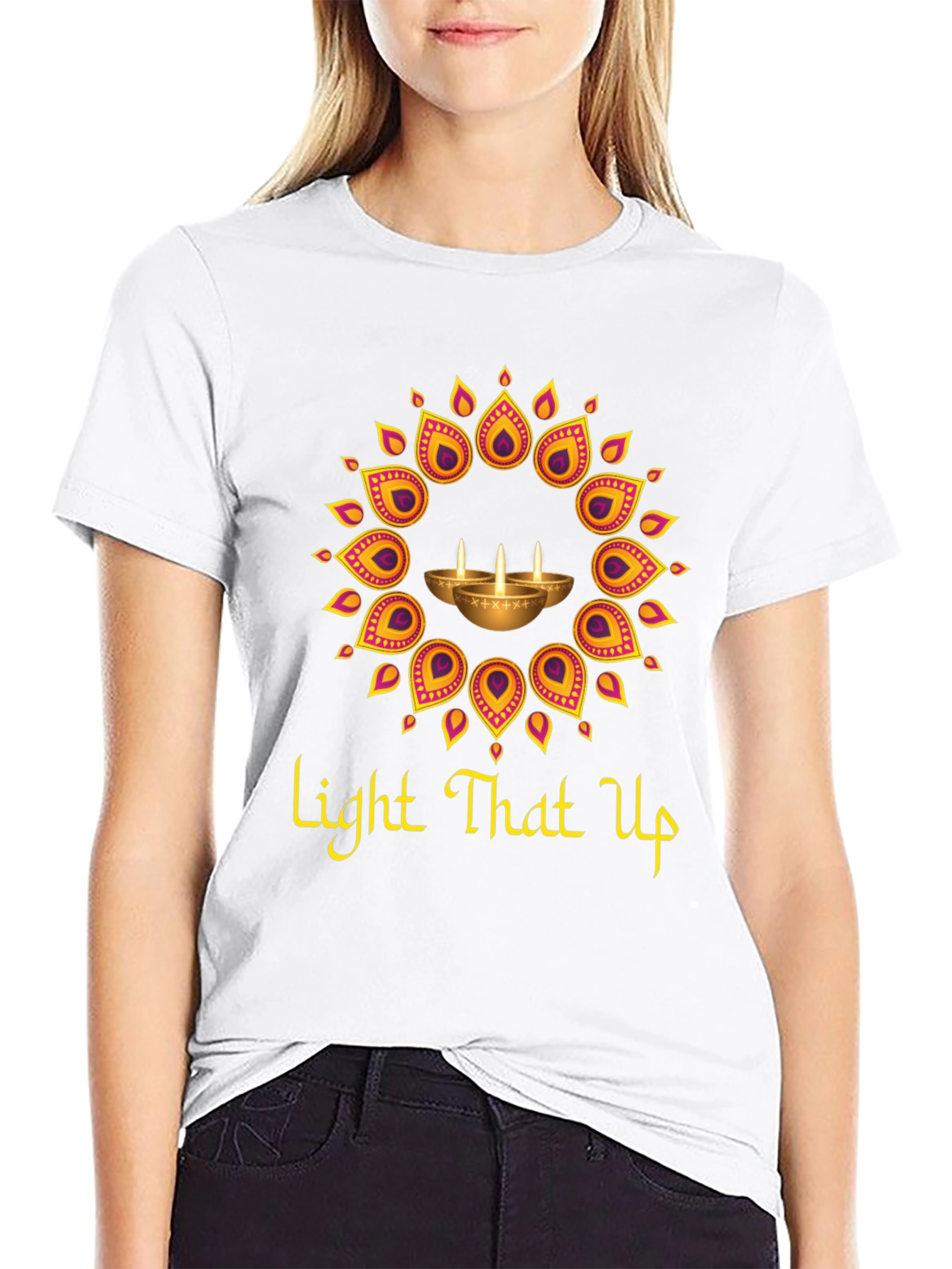 Light That Up Diwali T-Shirt