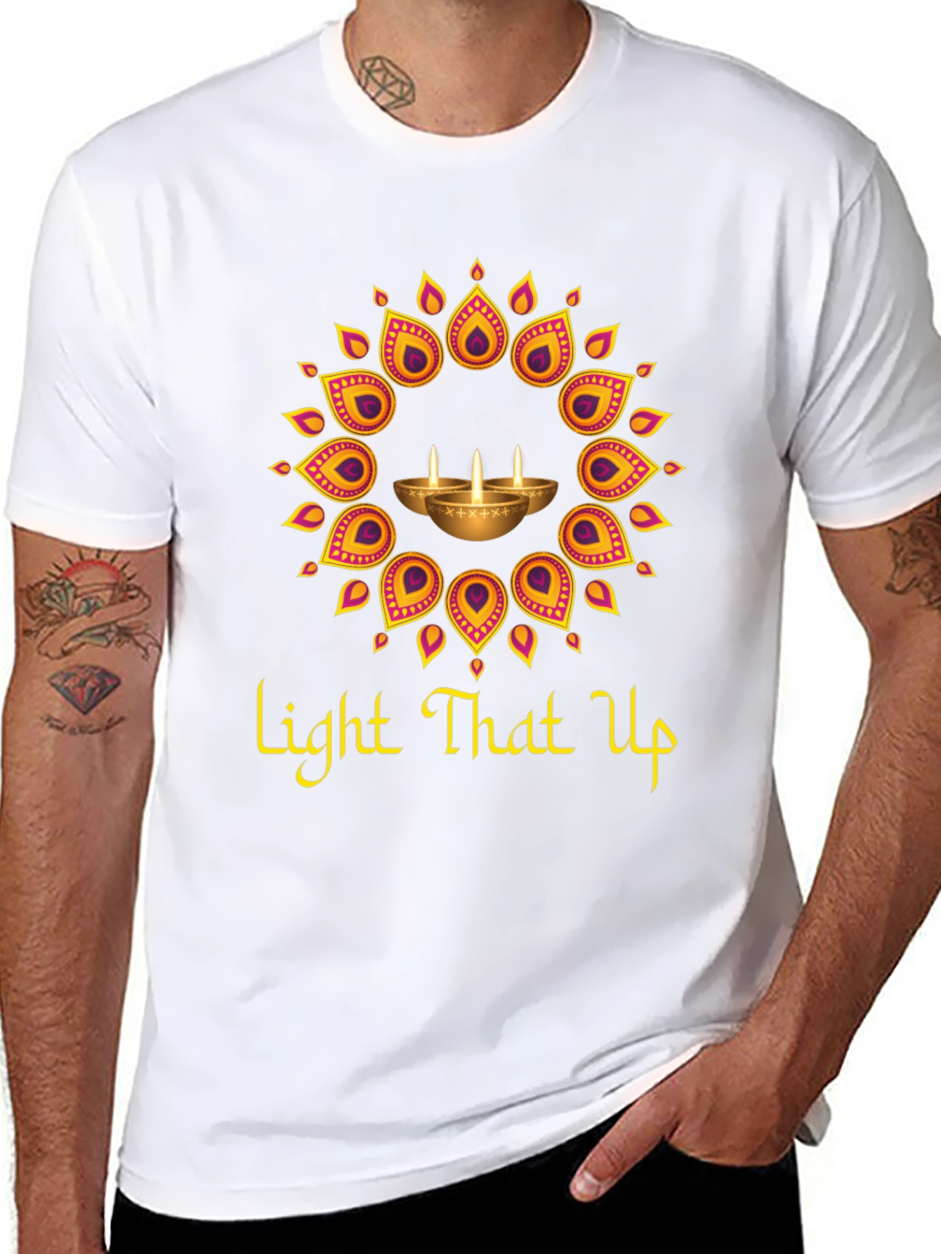 Light That Up Diwali T-Shirt