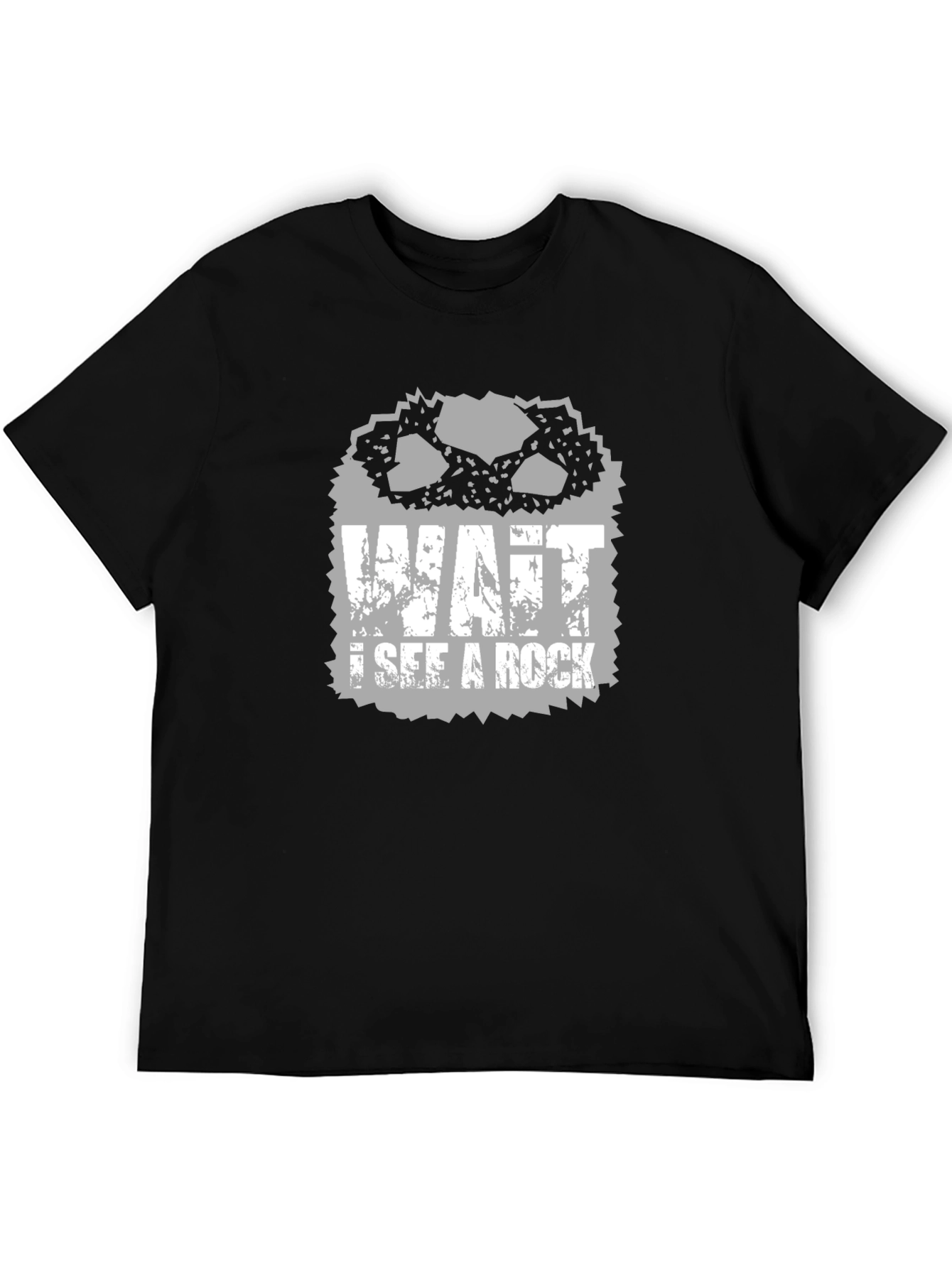 Wait I See A Rock T-Shirt - Black