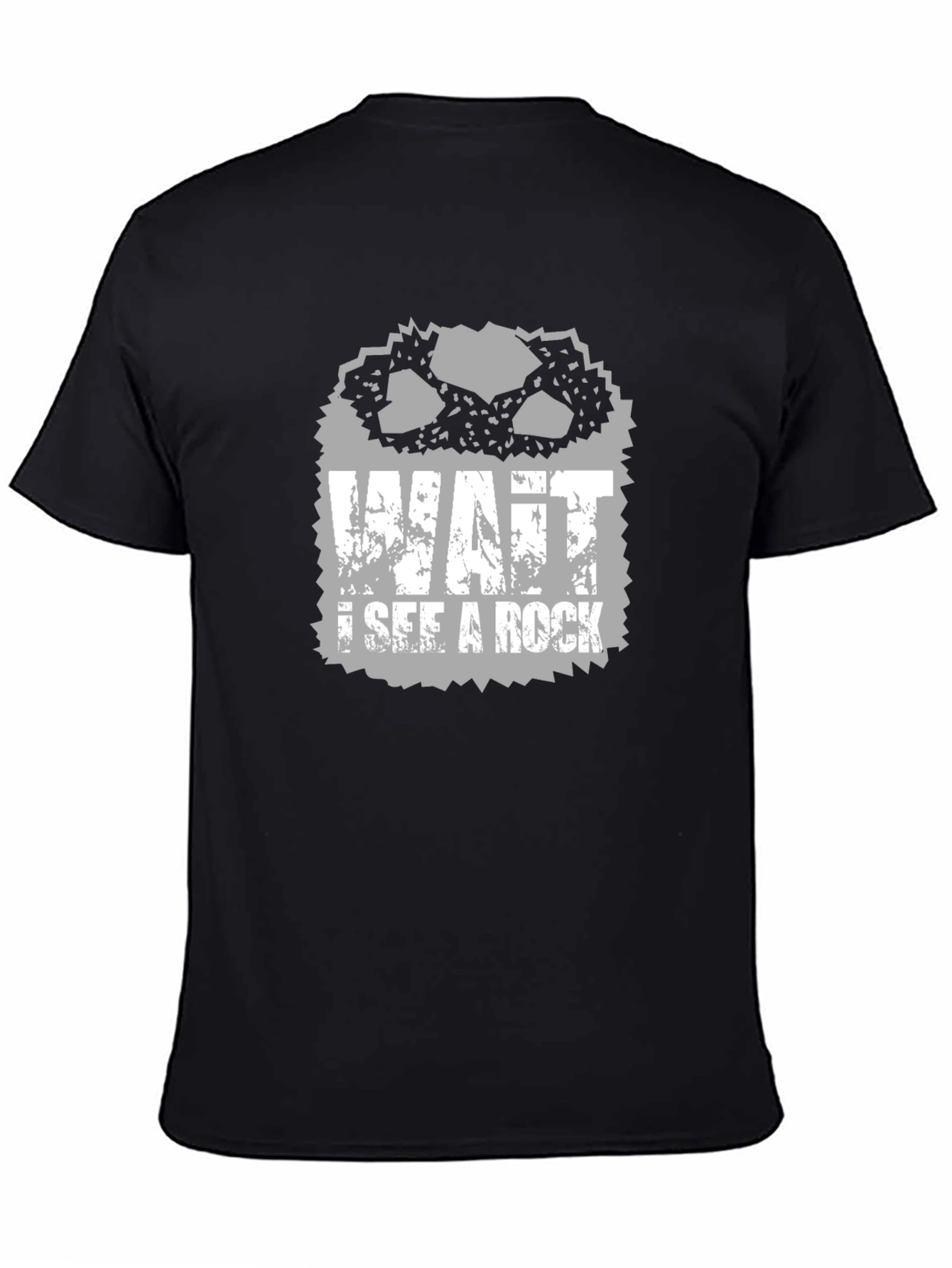 Wait I See A Rock T-Shirt - Black