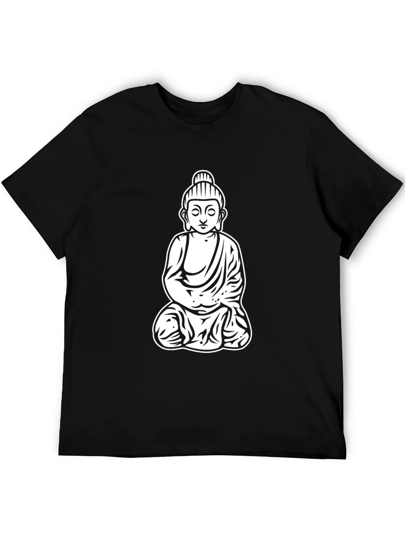 Buddha Graphic Black T-Shirt