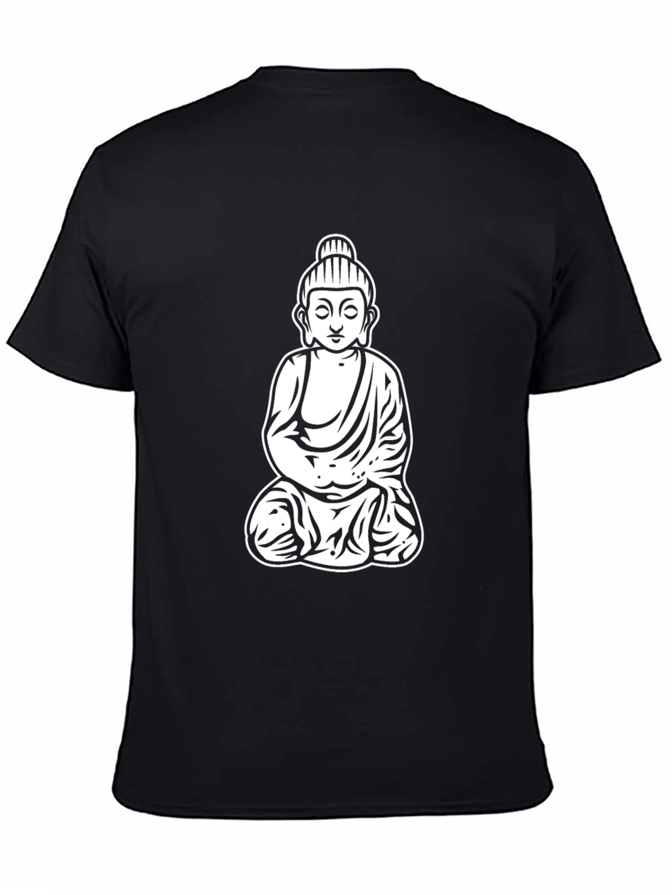 Buddha Graphic Black T-Shirt