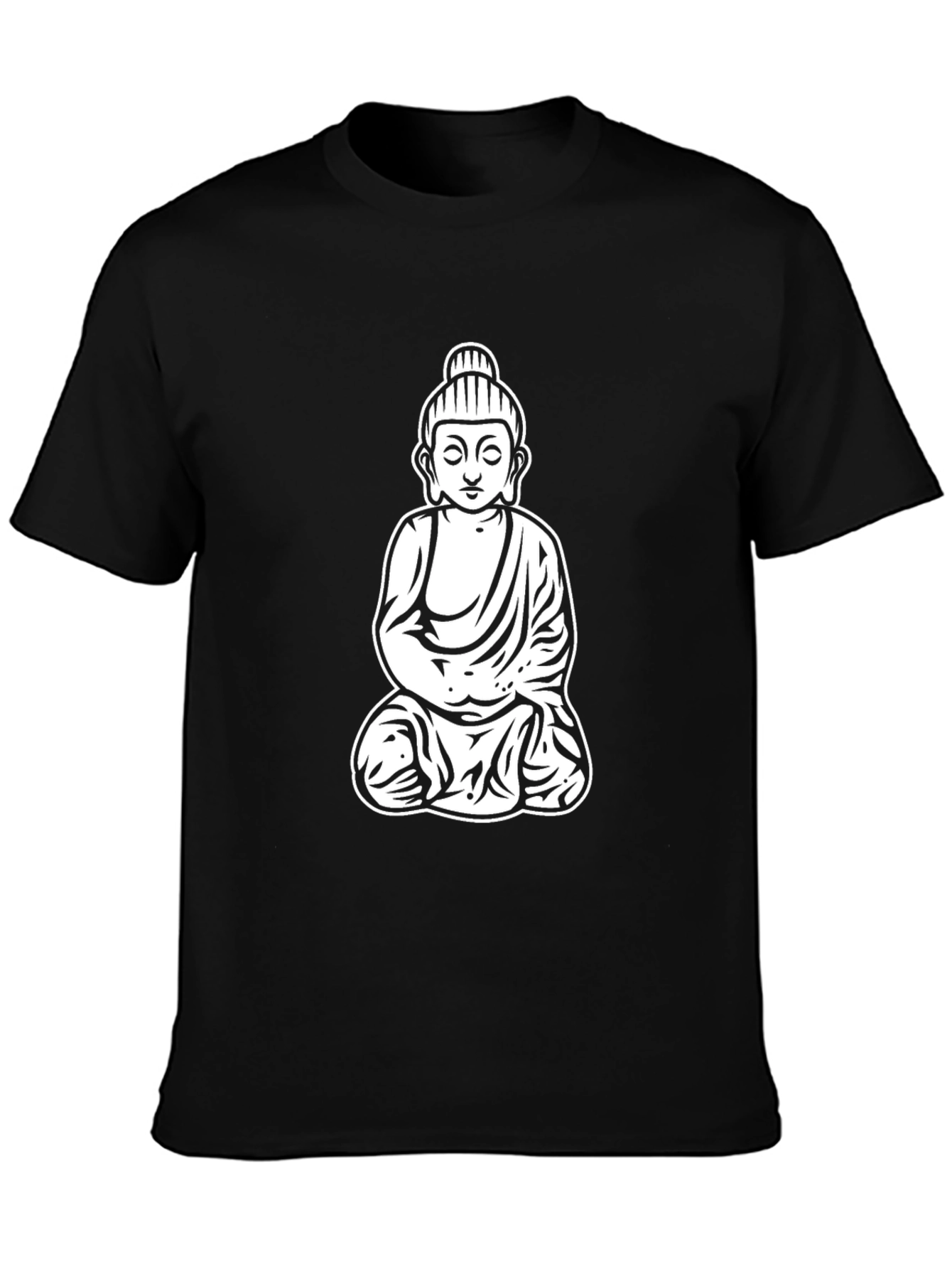 Buddha Graphic Black T-Shirt