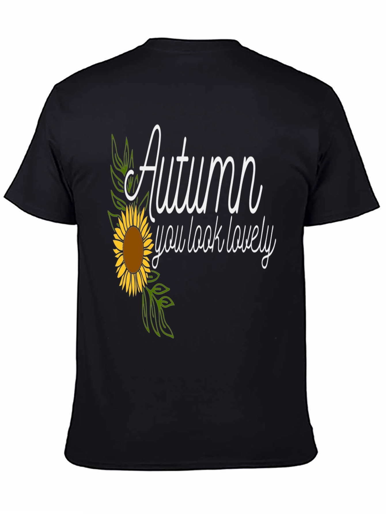 Autumn Sunflower Graphic Tee - You Look Lovely