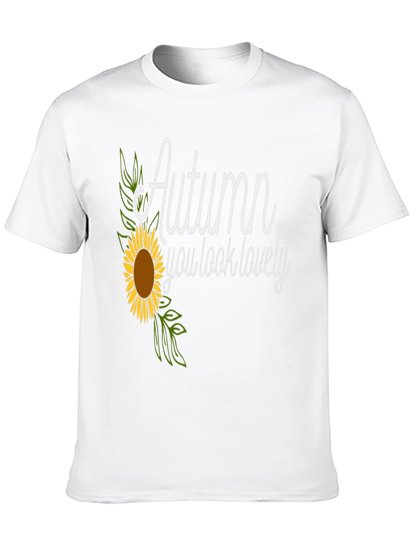 Autumn Sunflower Graphic Tee - You Look Lovely