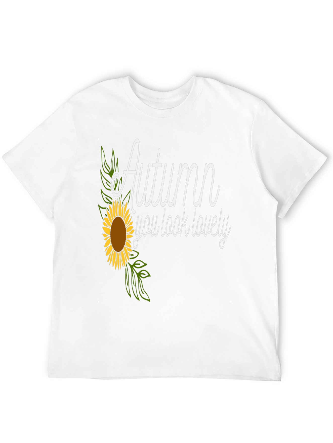 Autumn Sunflower Graphic Tee - You Look Lovely
