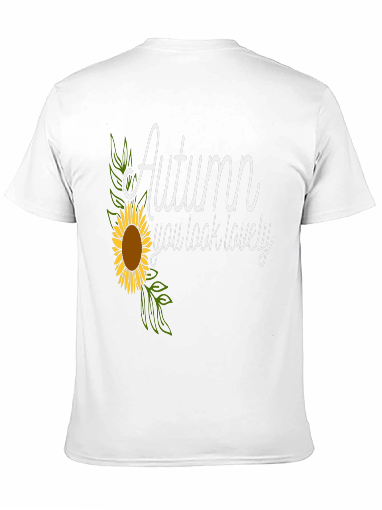 Autumn Sunflower Graphic Tee - You Look Lovely