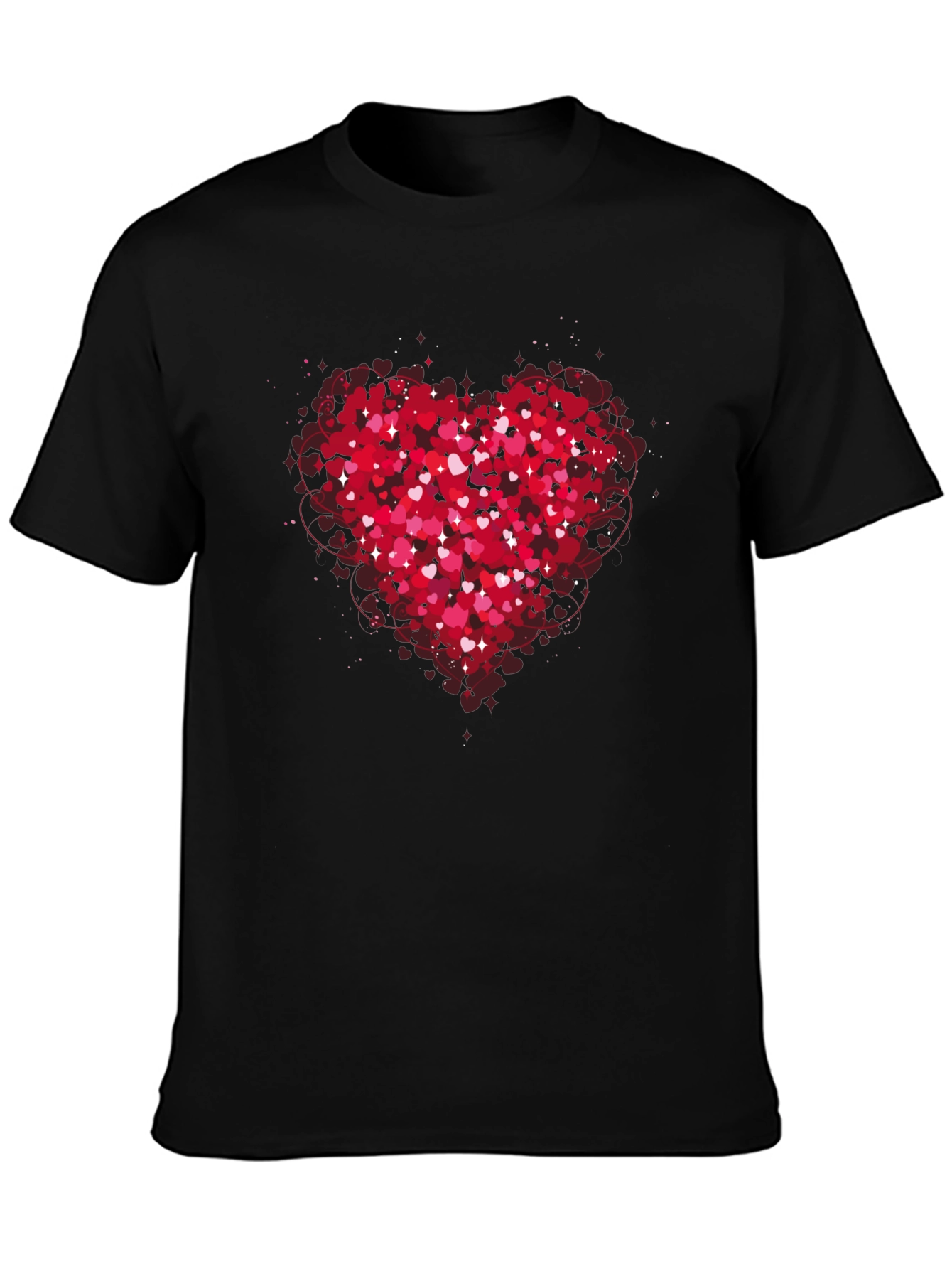 Heart of Hearts Graphic Tee - Black