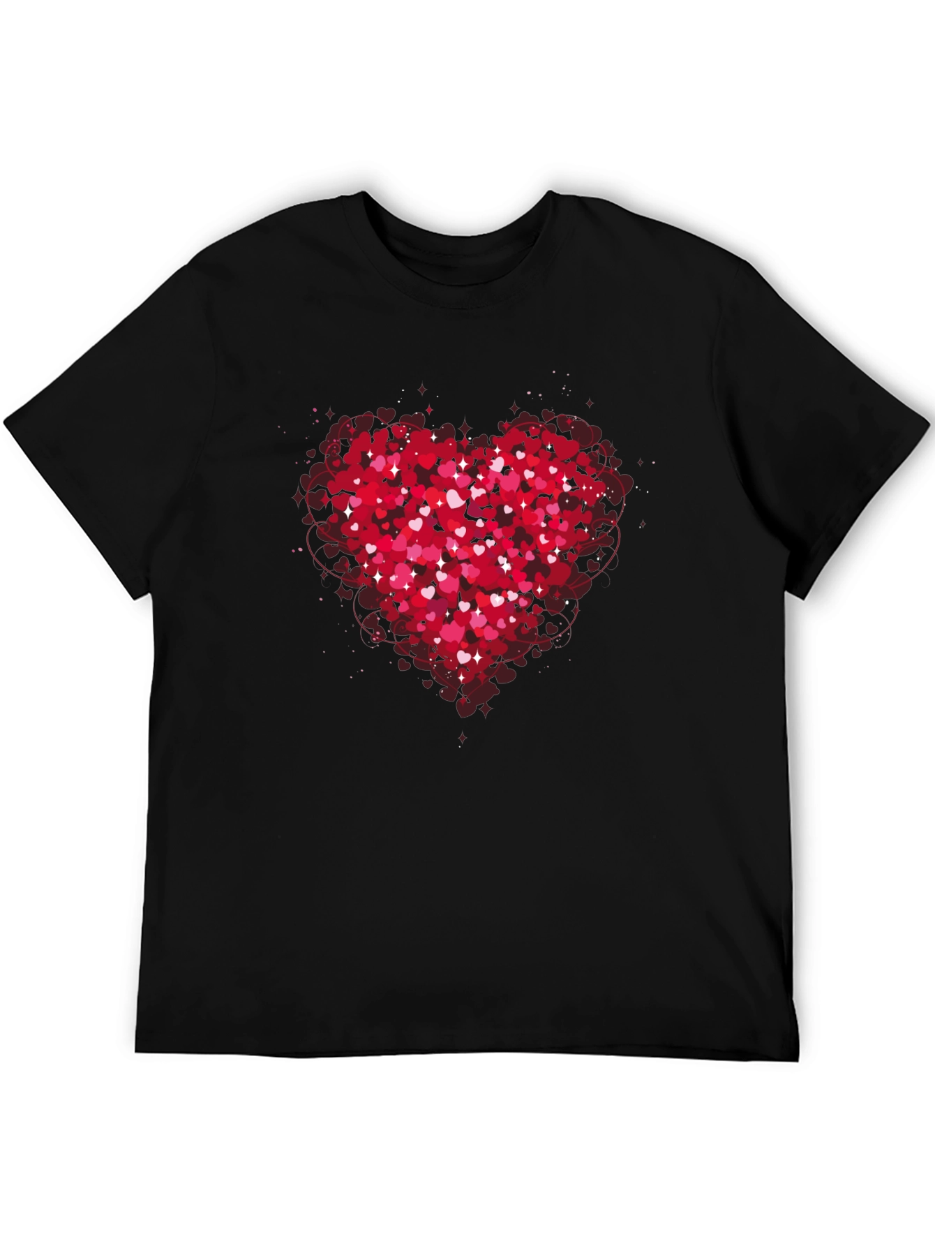 Heart of Hearts Graphic Tee - Black