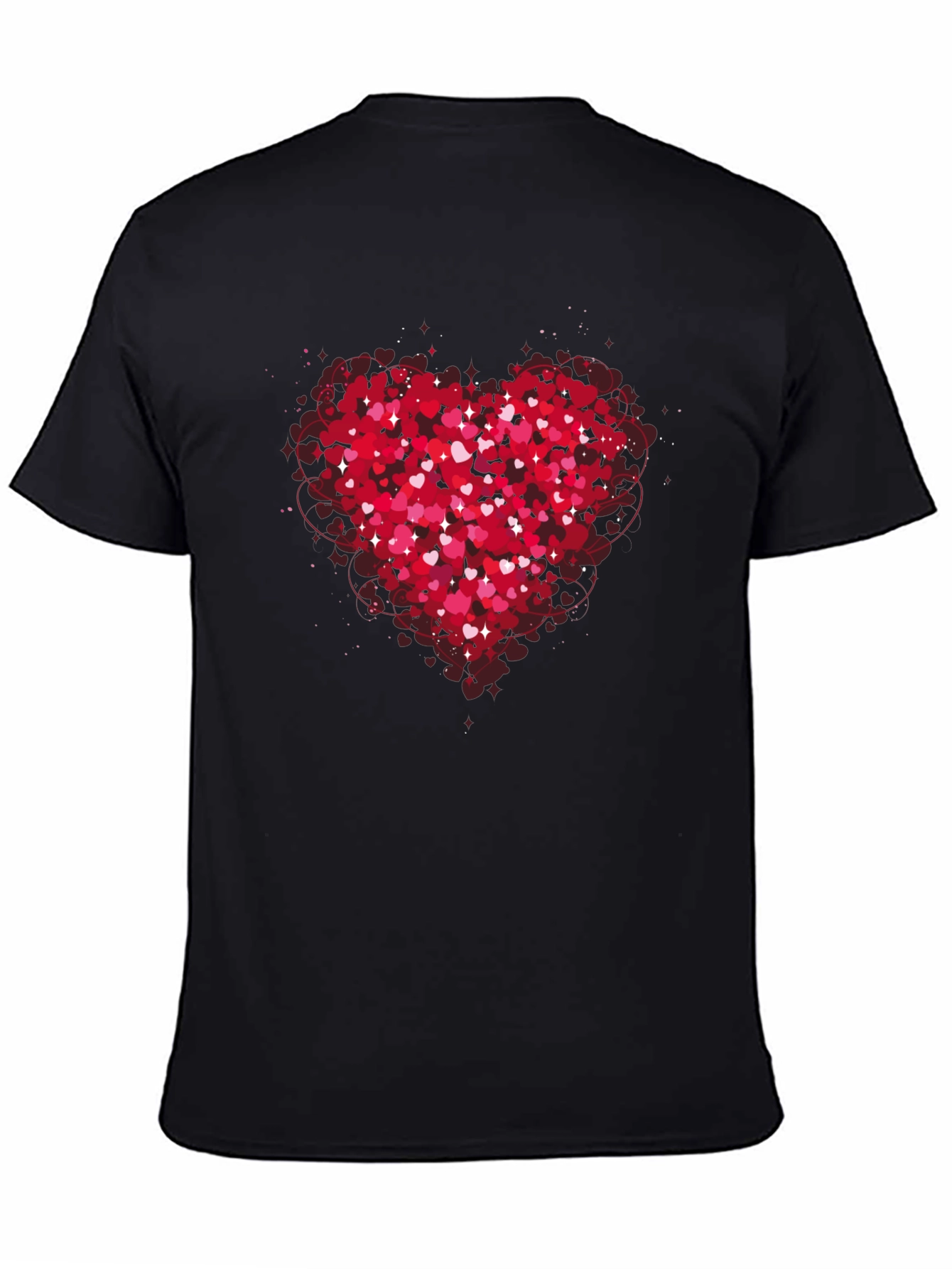 Heart of Hearts Graphic Tee - Black