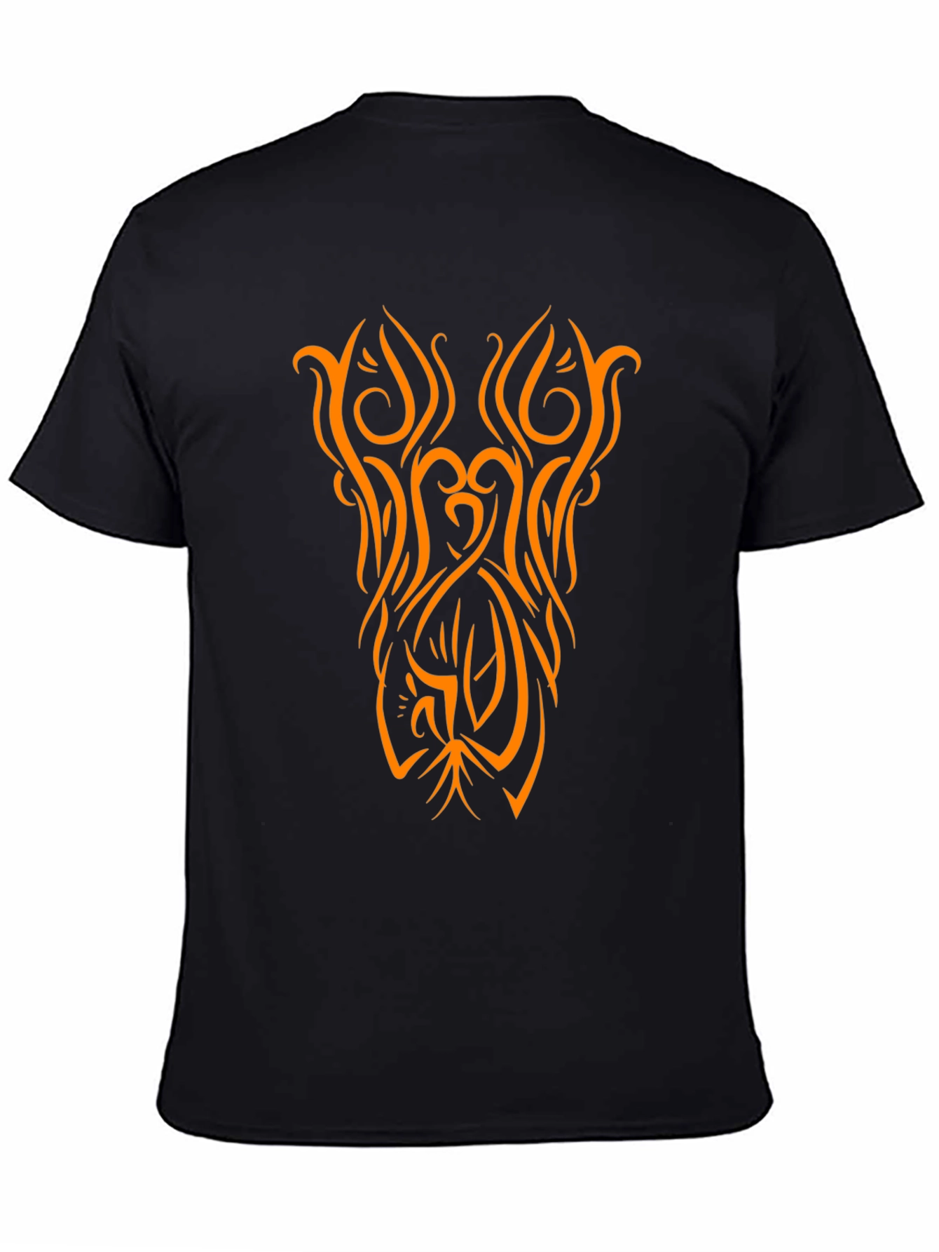 Modern Tribal Graphic Black T-Shirt