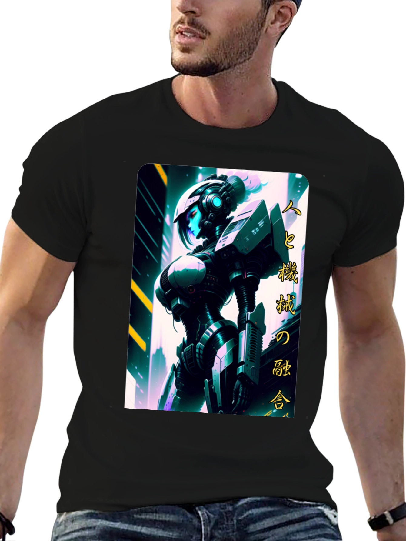 Cyberpunk Android Graphic T-Shirt