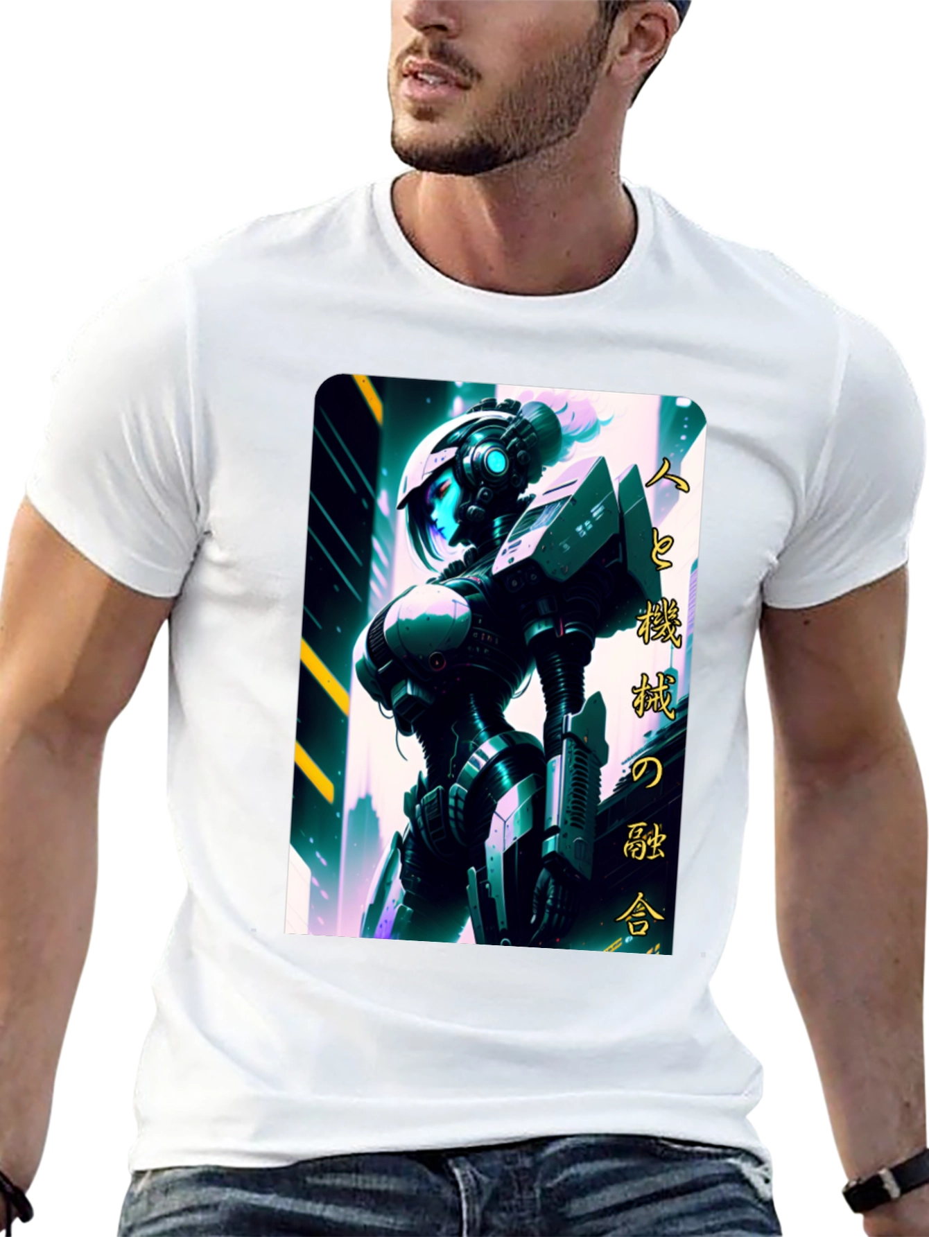 Cyberpunk Android Graphic T-Shirt