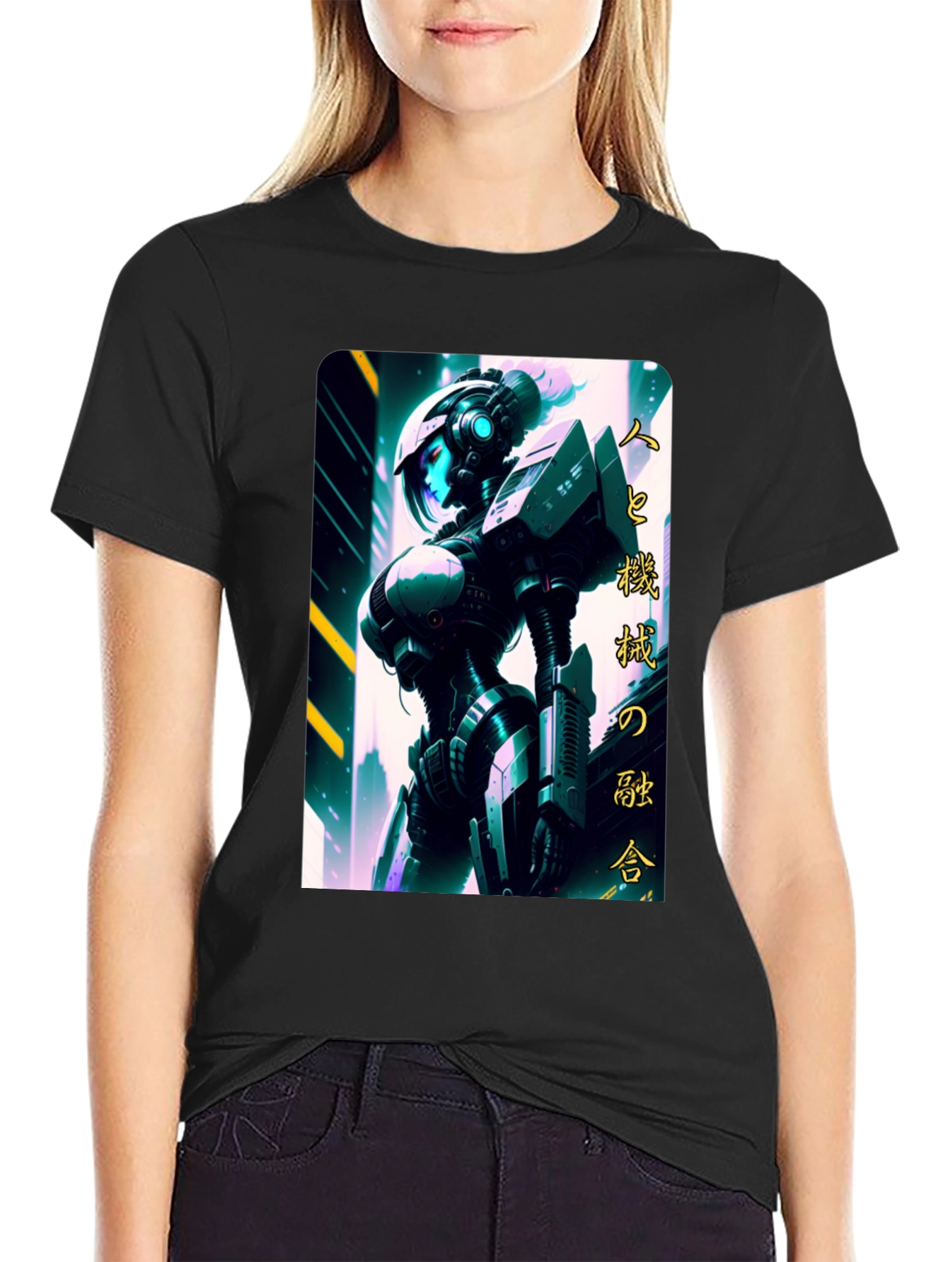 Cyberpunk Android Graphic T-Shirt