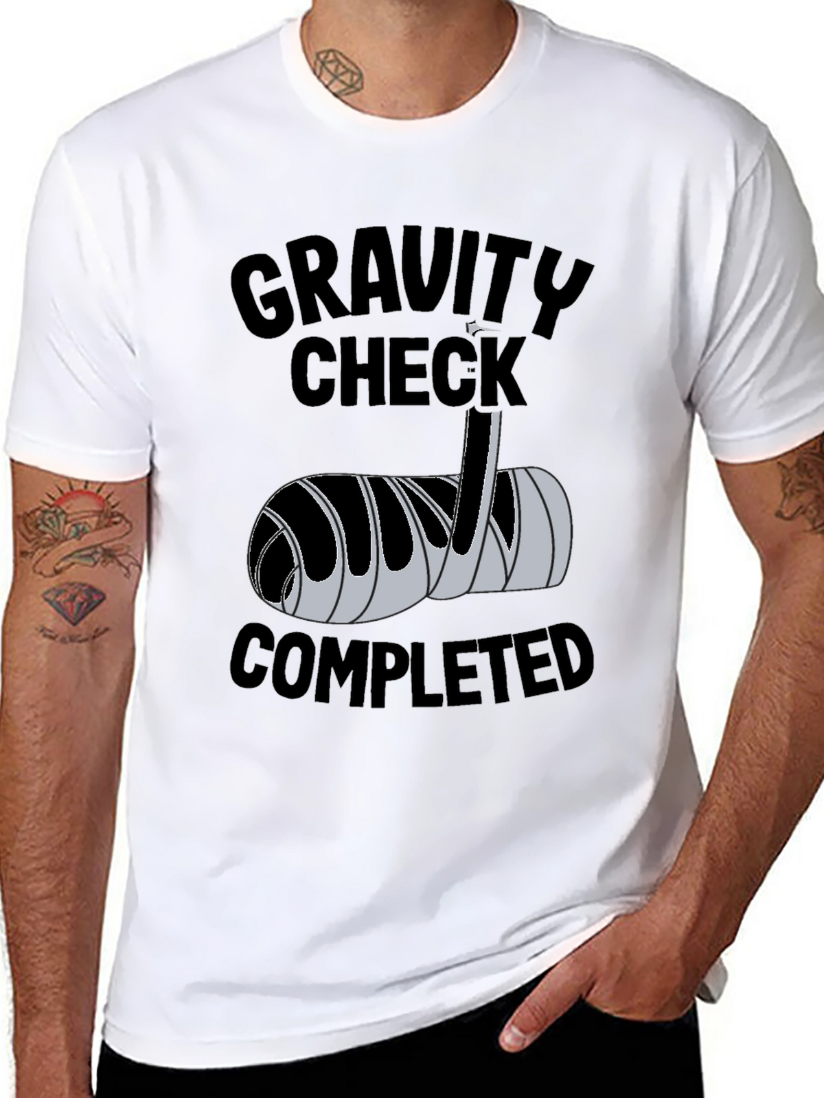 Gravity Check Completed T-Shirt