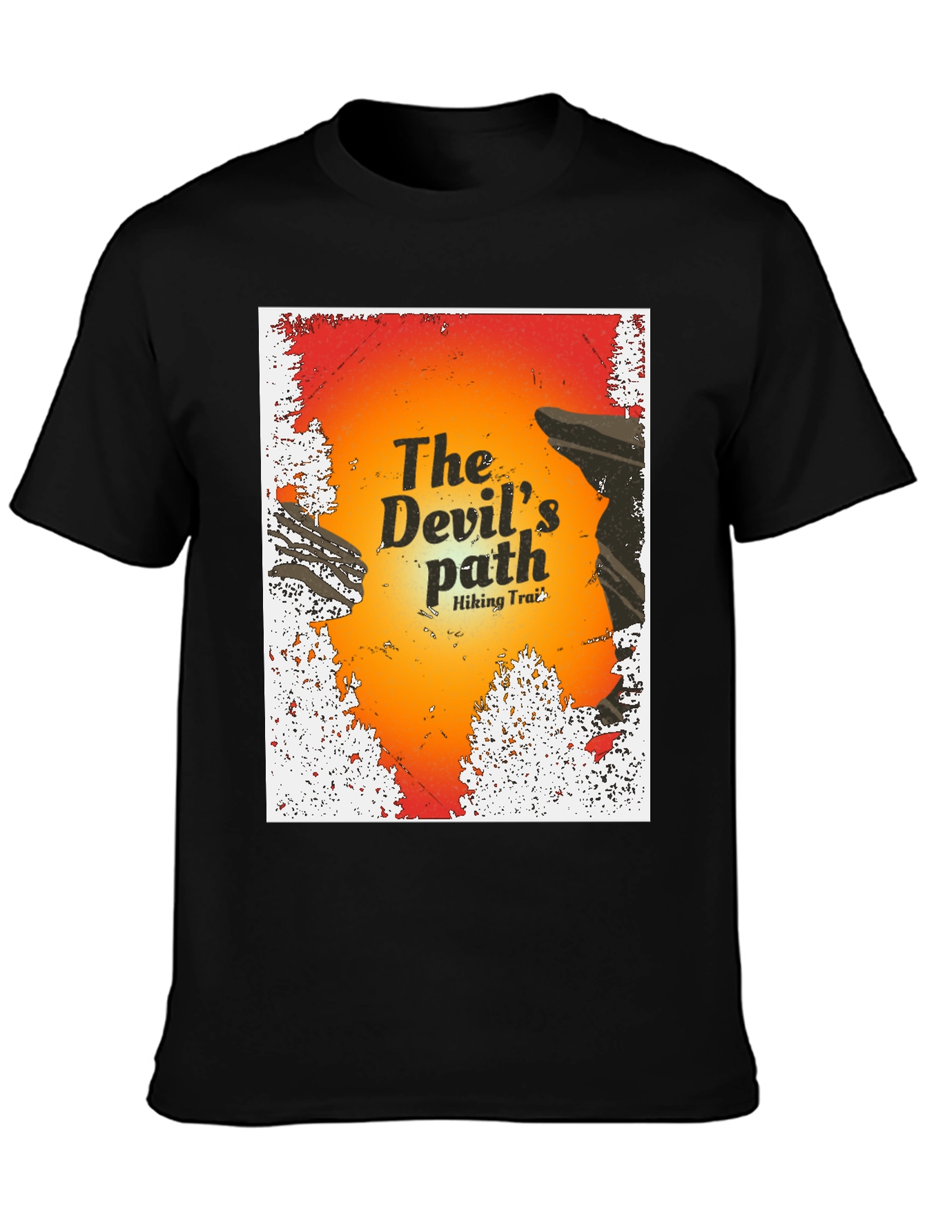 Devils Path Hiking Trail Graphic T-Shirt