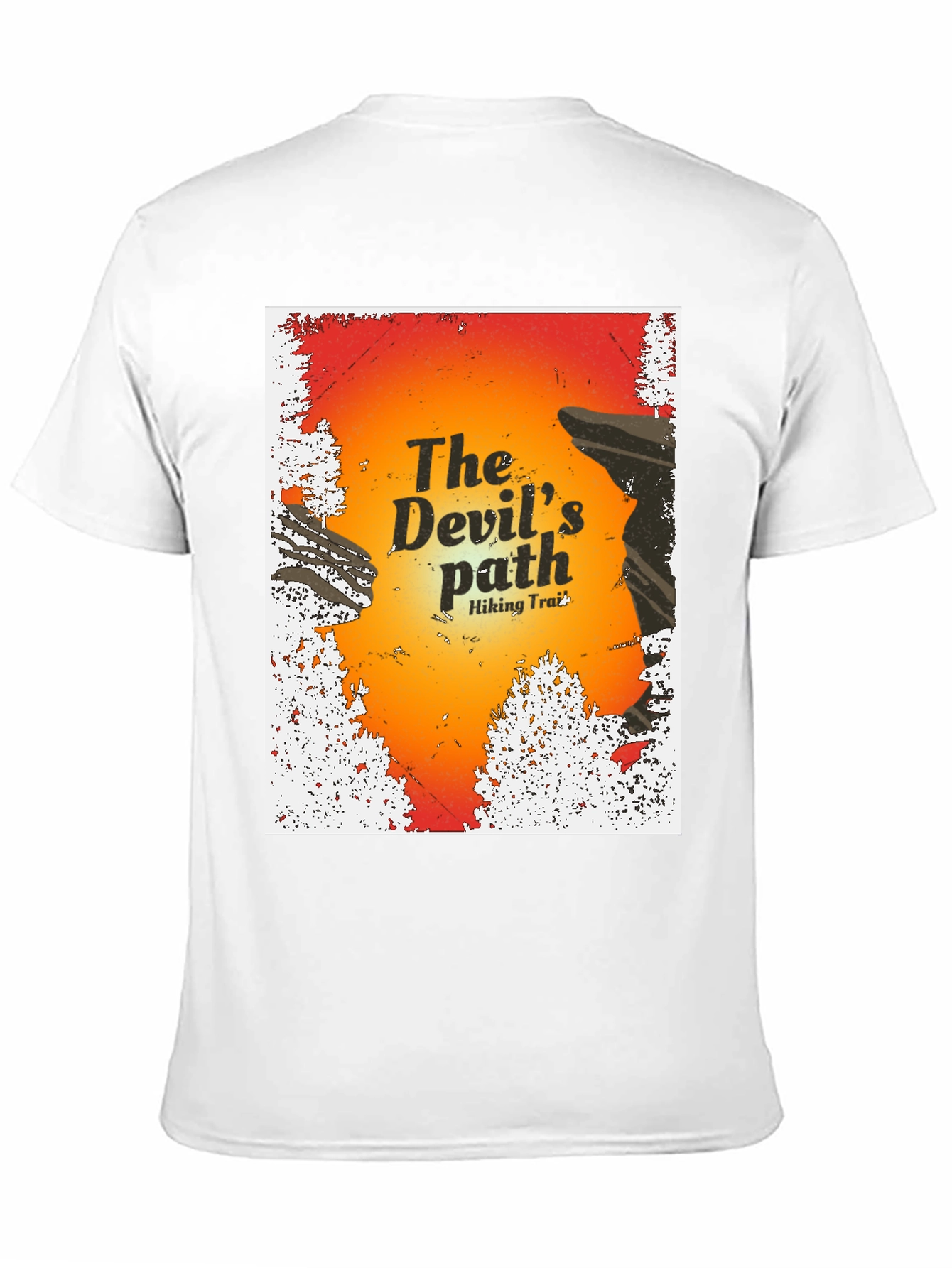Devils Path Hiking Trail Graphic T-Shirt