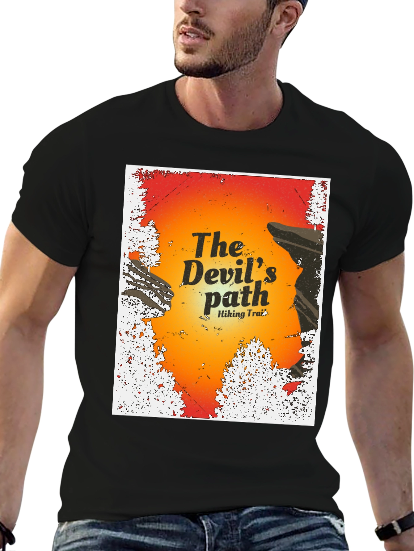 Devils Path Hiking Trail Graphic T-Shirt