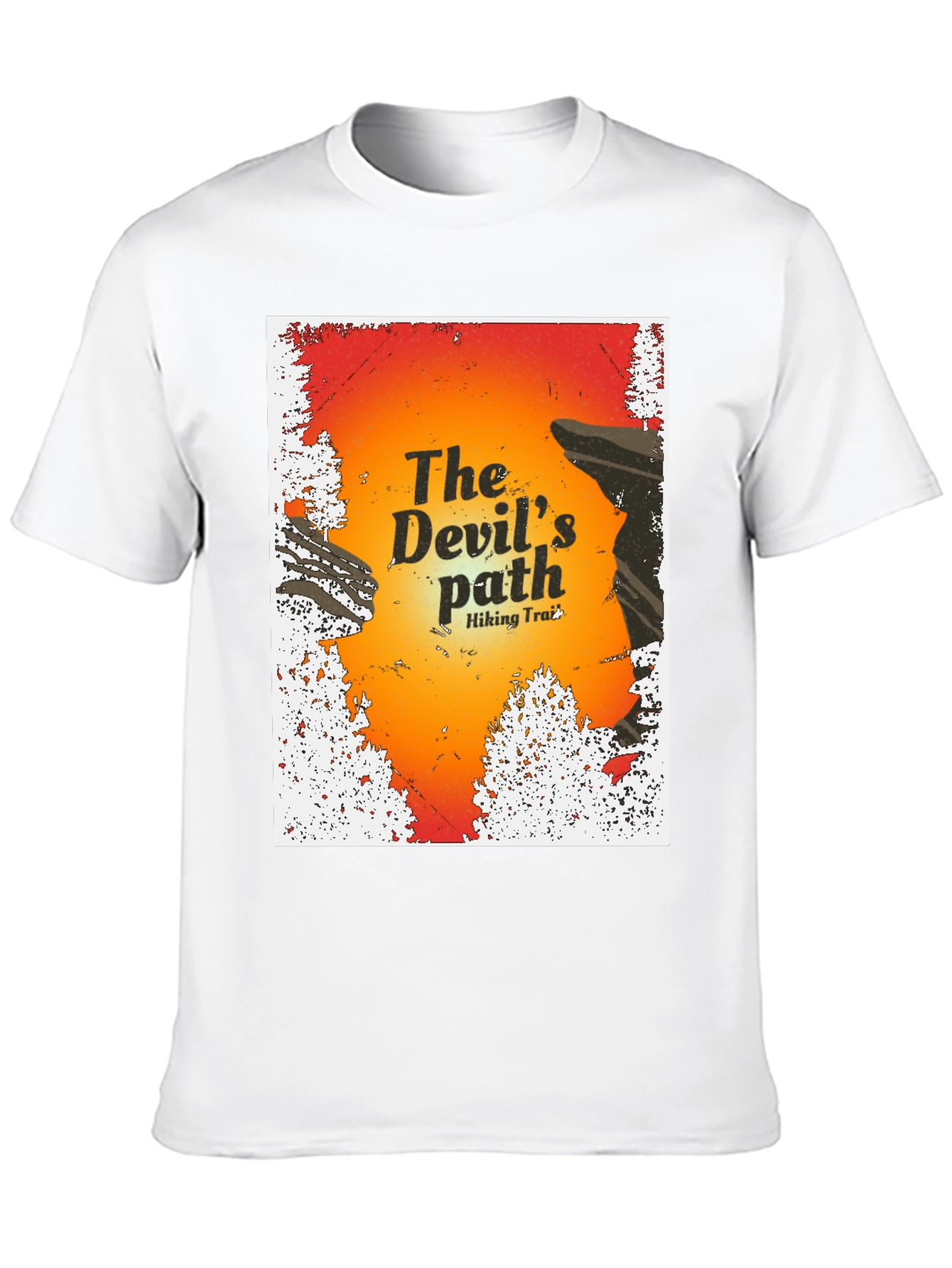 Devils Path Hiking Trail Graphic T-Shirt