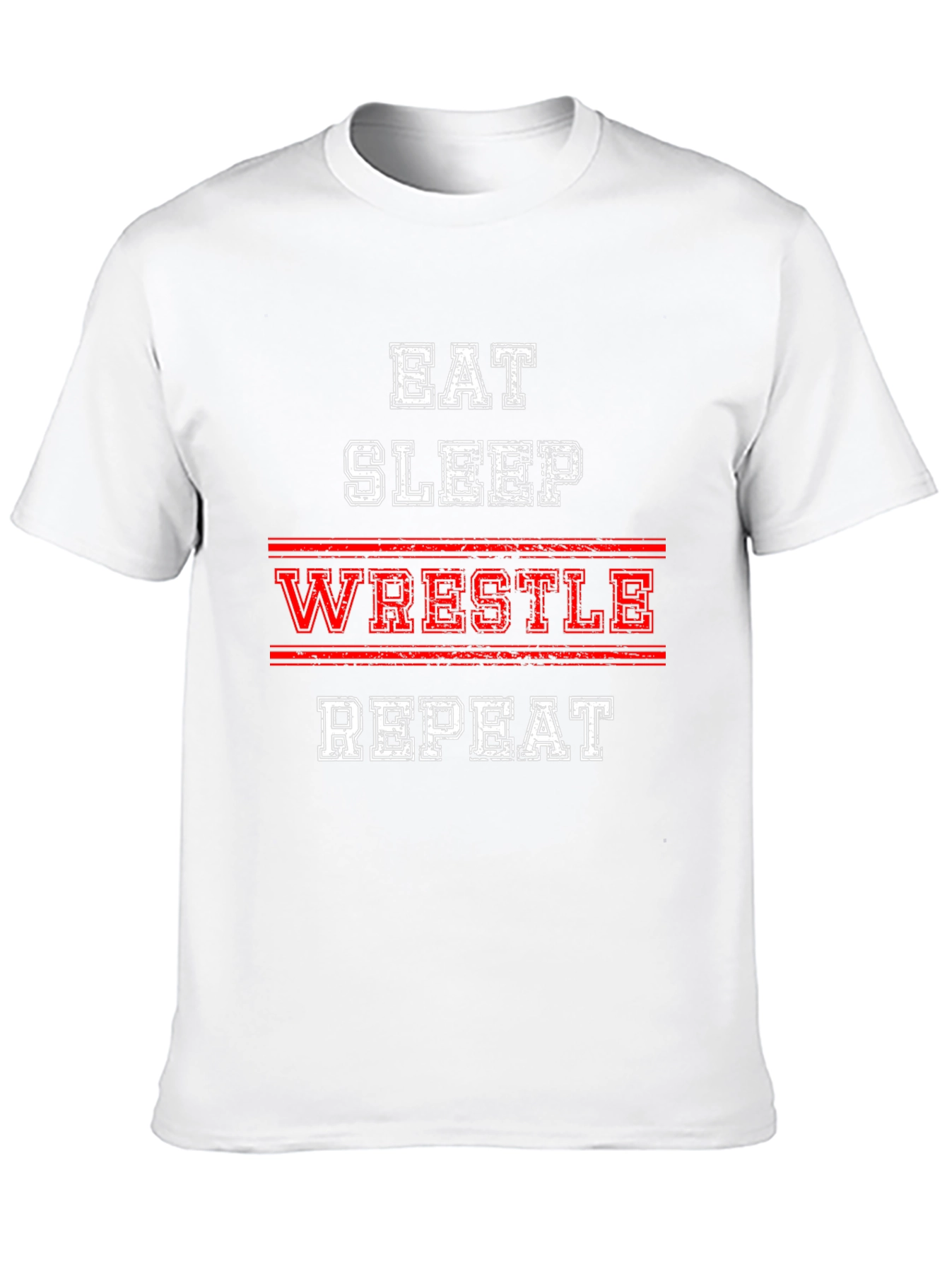 Eat Sleep Wrestle Repeat T-Shirt