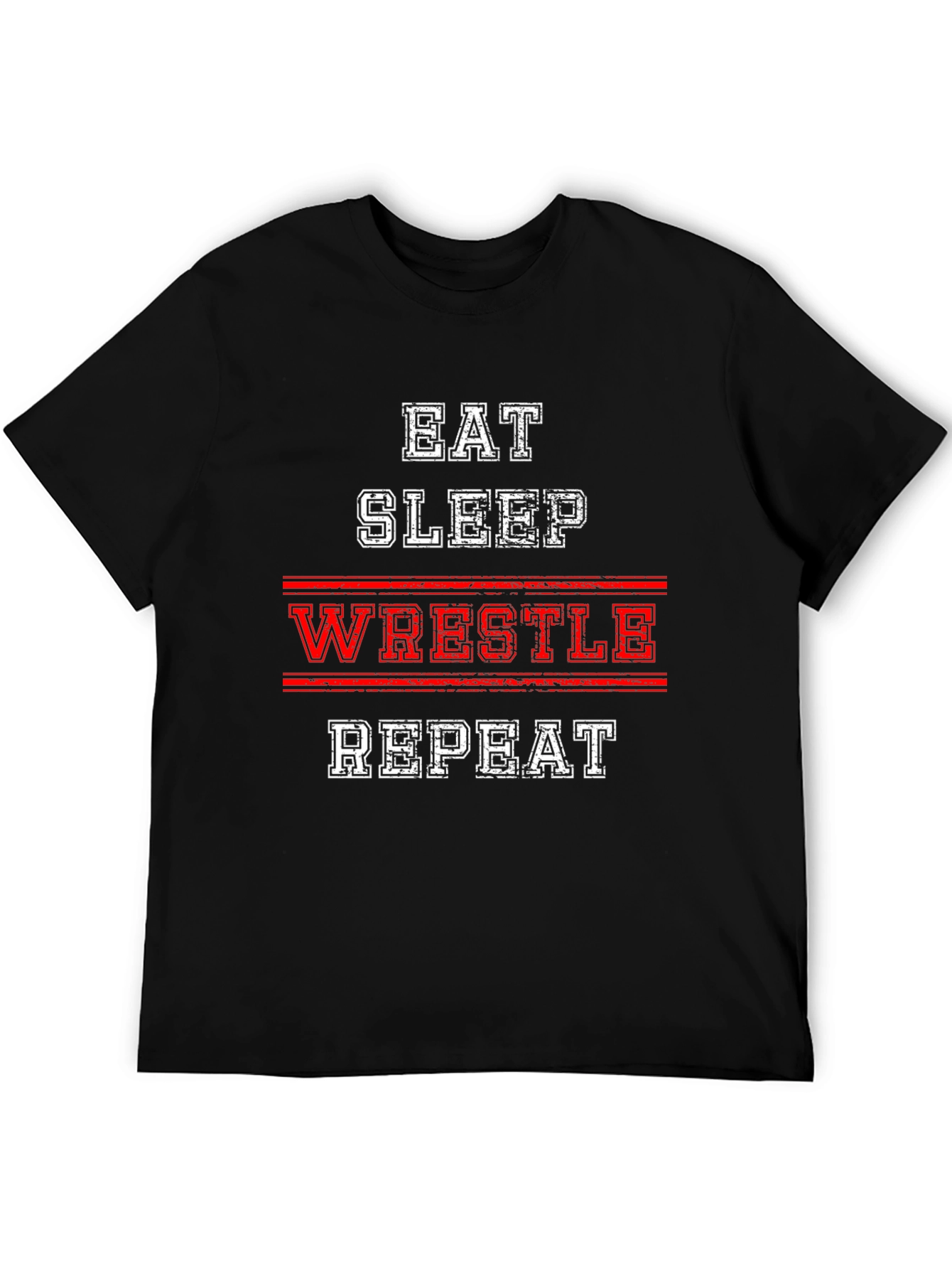 Eat Sleep Wrestle Repeat T-Shirt
