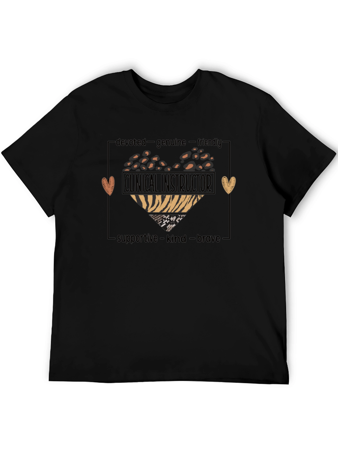 Clinical Instructor T-Shirt - Kind Brave Supportive