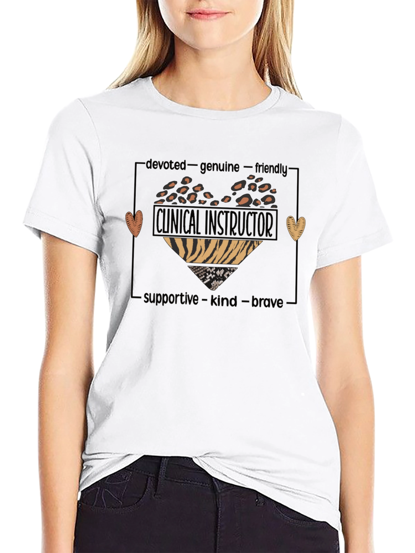 Clinical Instructor T-Shirt - Kind Brave Supportive