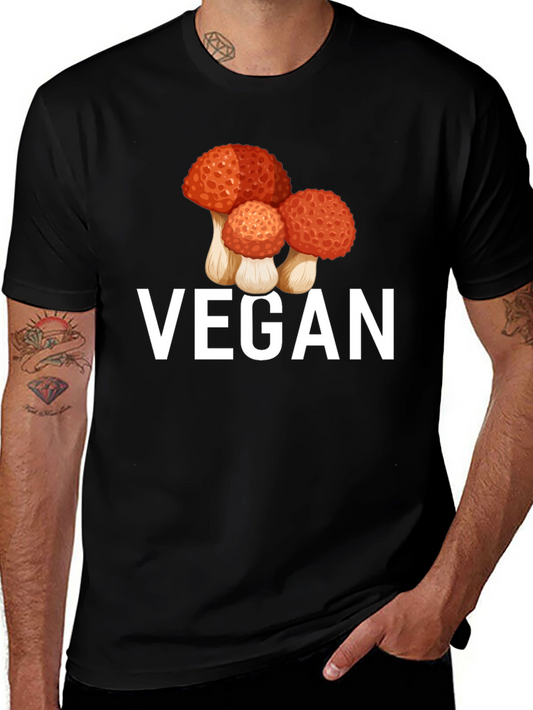 Vegan Mushroom Graphic T-Shirt
